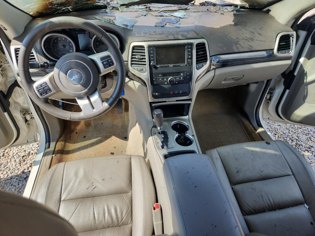 2012 Jeep Grand Cherokee Laredo White vin: 1C4RJEAG3CC291111