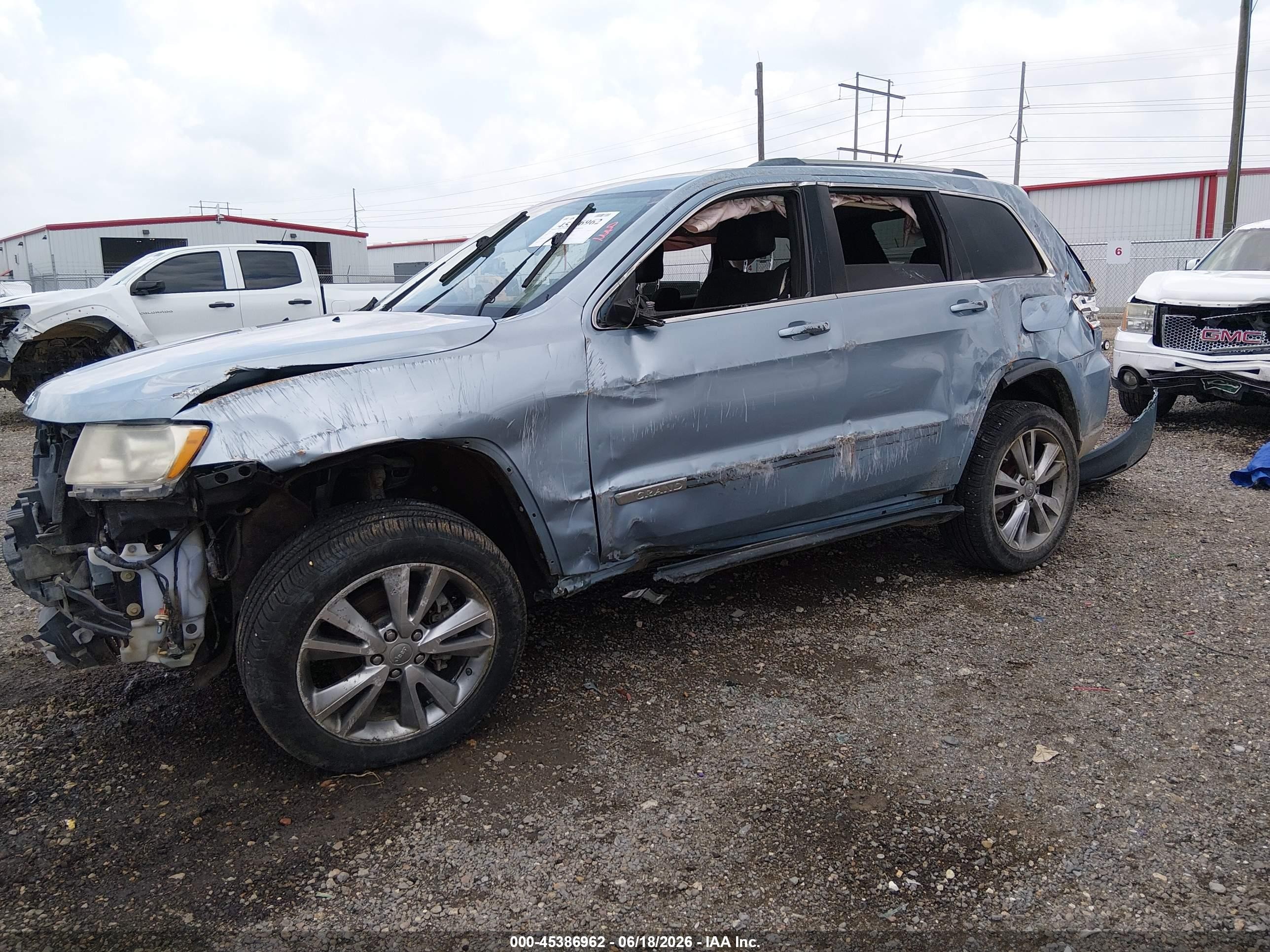 2013 Jeep Grand Cherokee Laredo Blue vin: 1C4RJEAG3DC550133