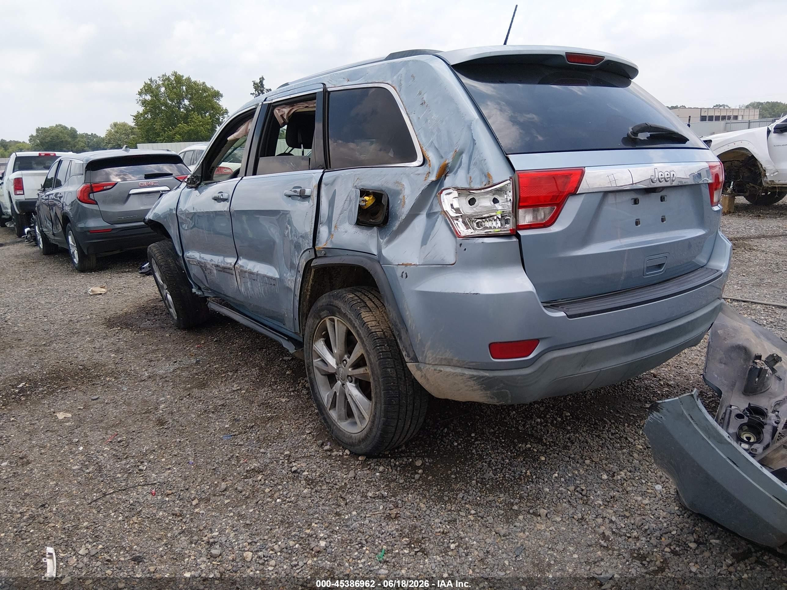 2013 Jeep Grand Cherokee Laredo Blue vin: 1C4RJEAG3DC550133