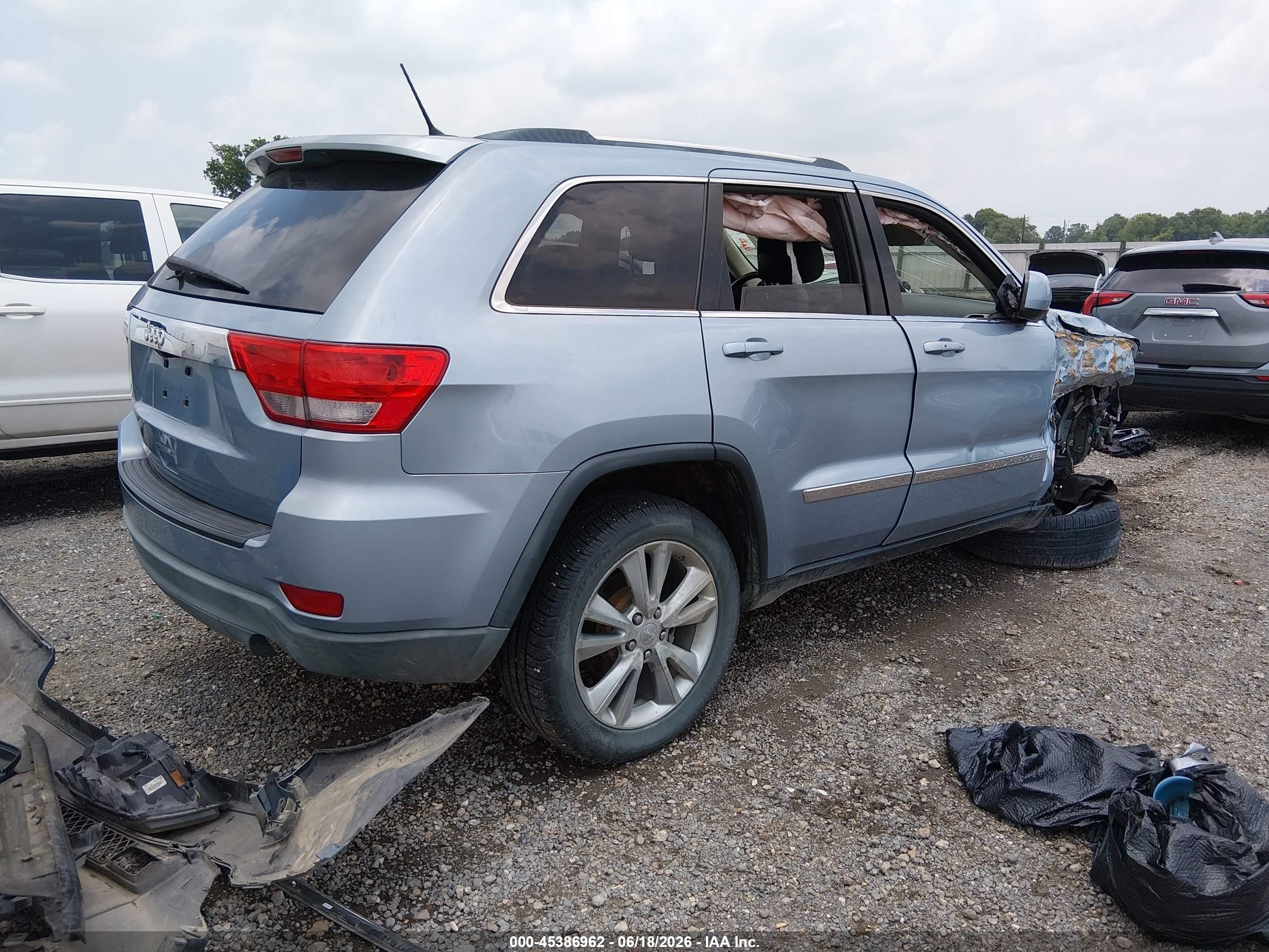 2013 Jeep Grand Cherokee Laredo Blue vin: 1C4RJEAG3DC550133