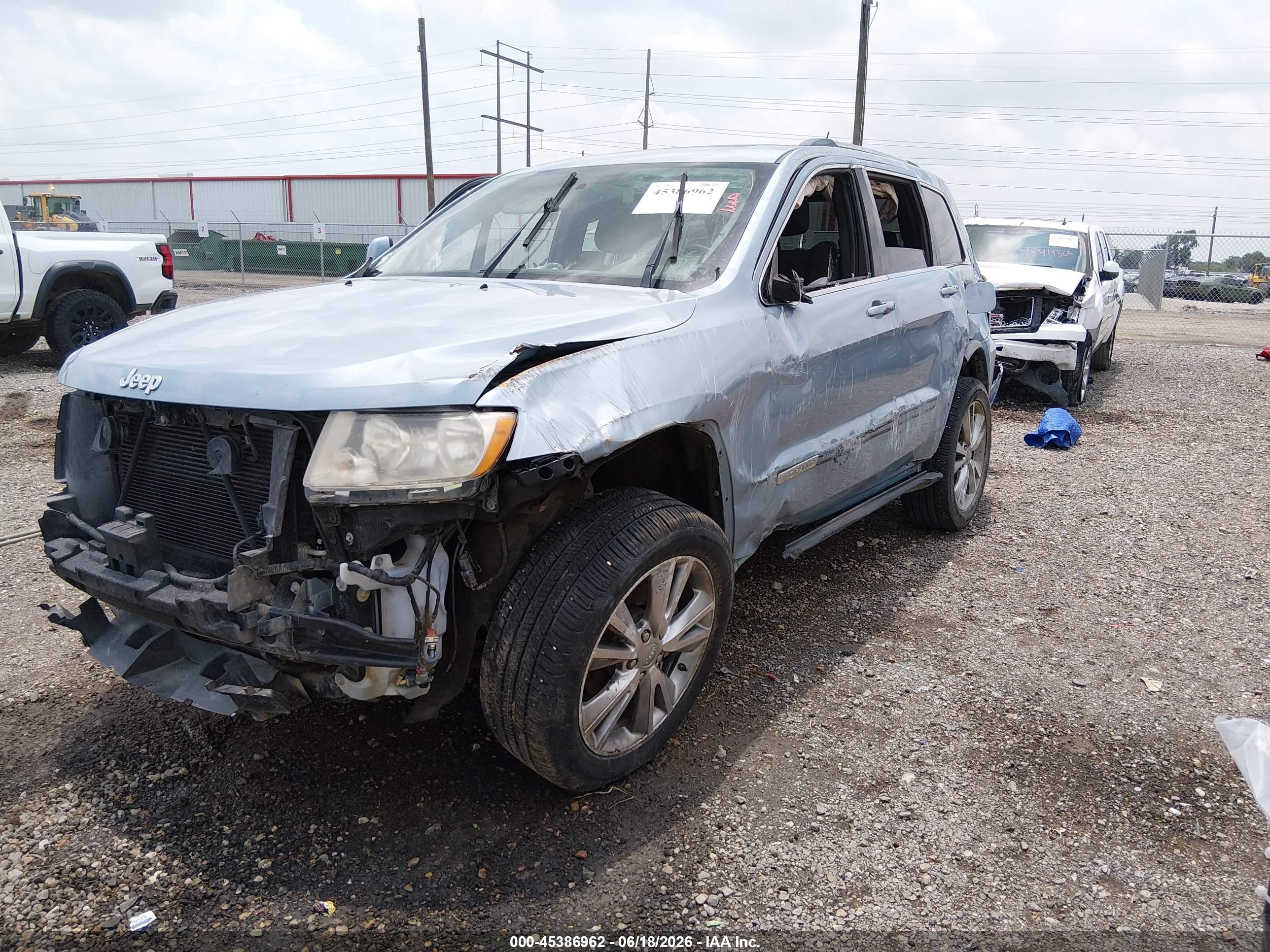 2013 Jeep Grand Cherokee Laredo Blue vin: 1C4RJEAG3DC550133