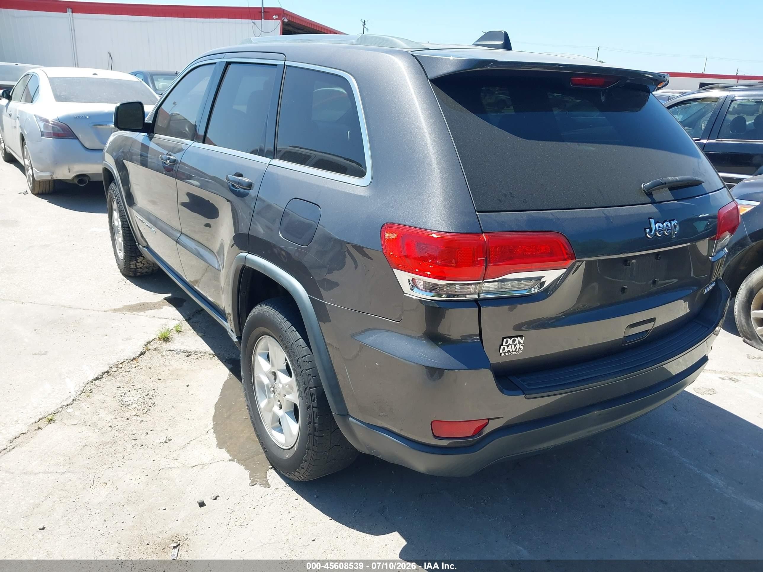 2014 Jeep Grand Cherokee Laredo Black vin: 1C4RJEAG3EC120328