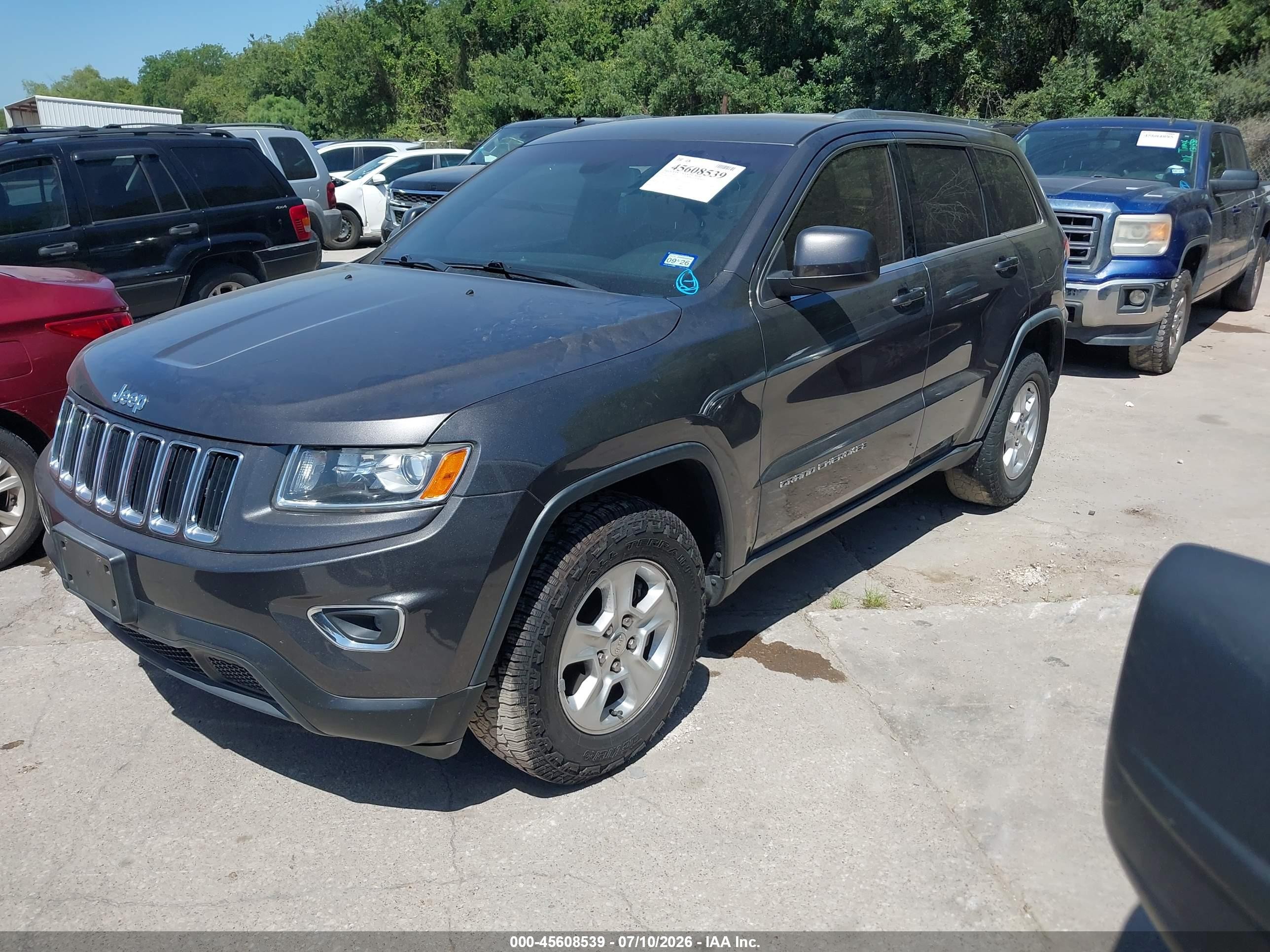 2014 Jeep Grand Cherokee Laredo Black vin: 1C4RJEAG3EC120328