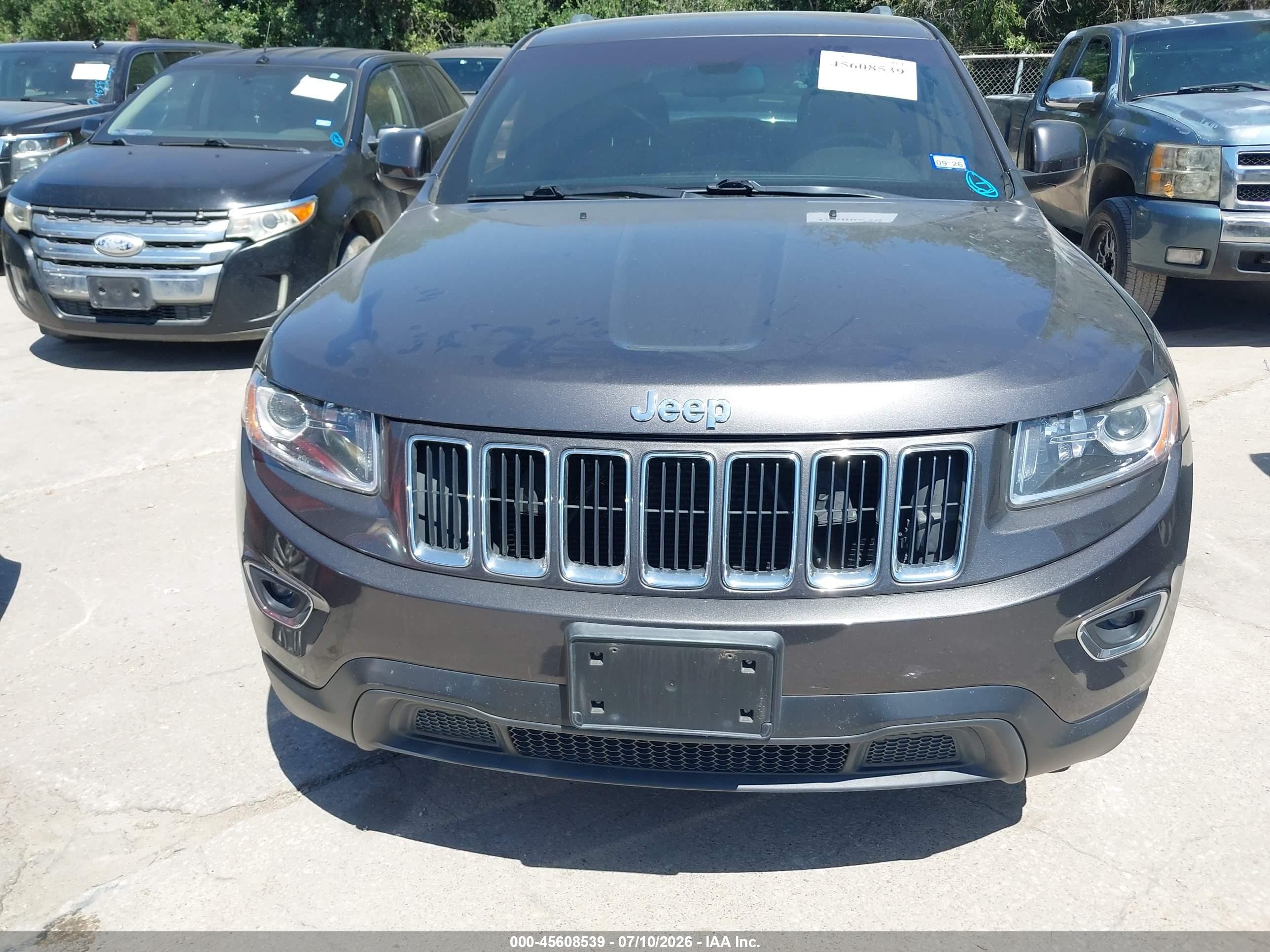 2014 Jeep Grand Cherokee Laredo Black vin: 1C4RJEAG3EC120328