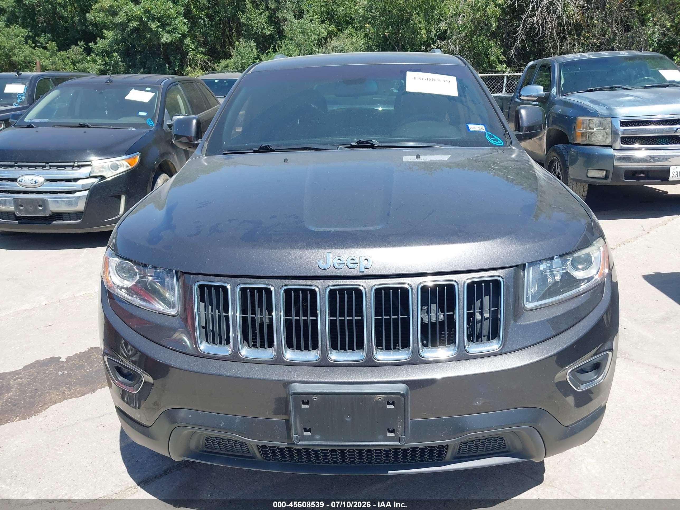 2014 Jeep Grand Cherokee Laredo Black vin: 1C4RJEAG3EC120328