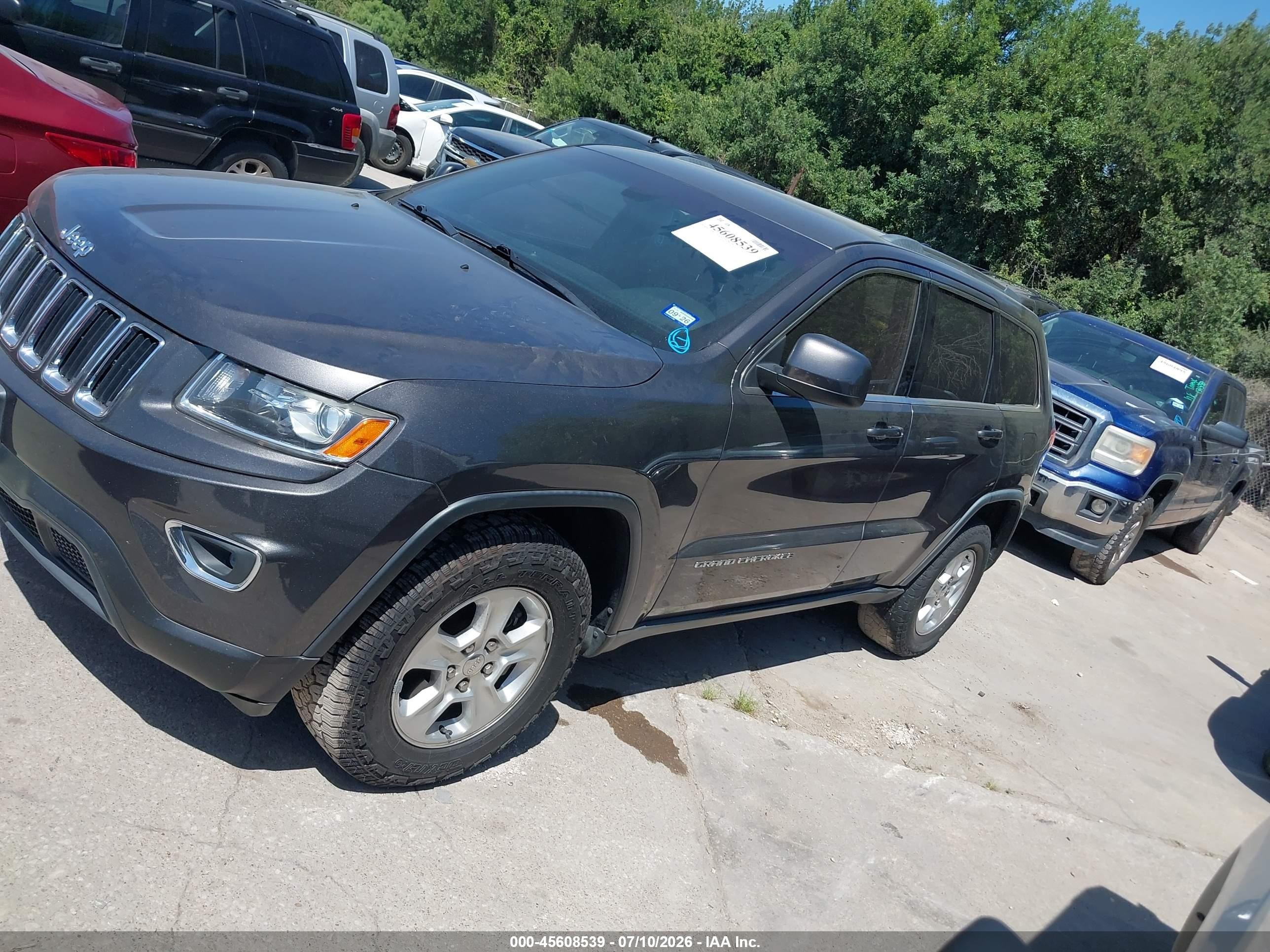 2014 Jeep Grand Cherokee Laredo Black vin: 1C4RJEAG3EC120328