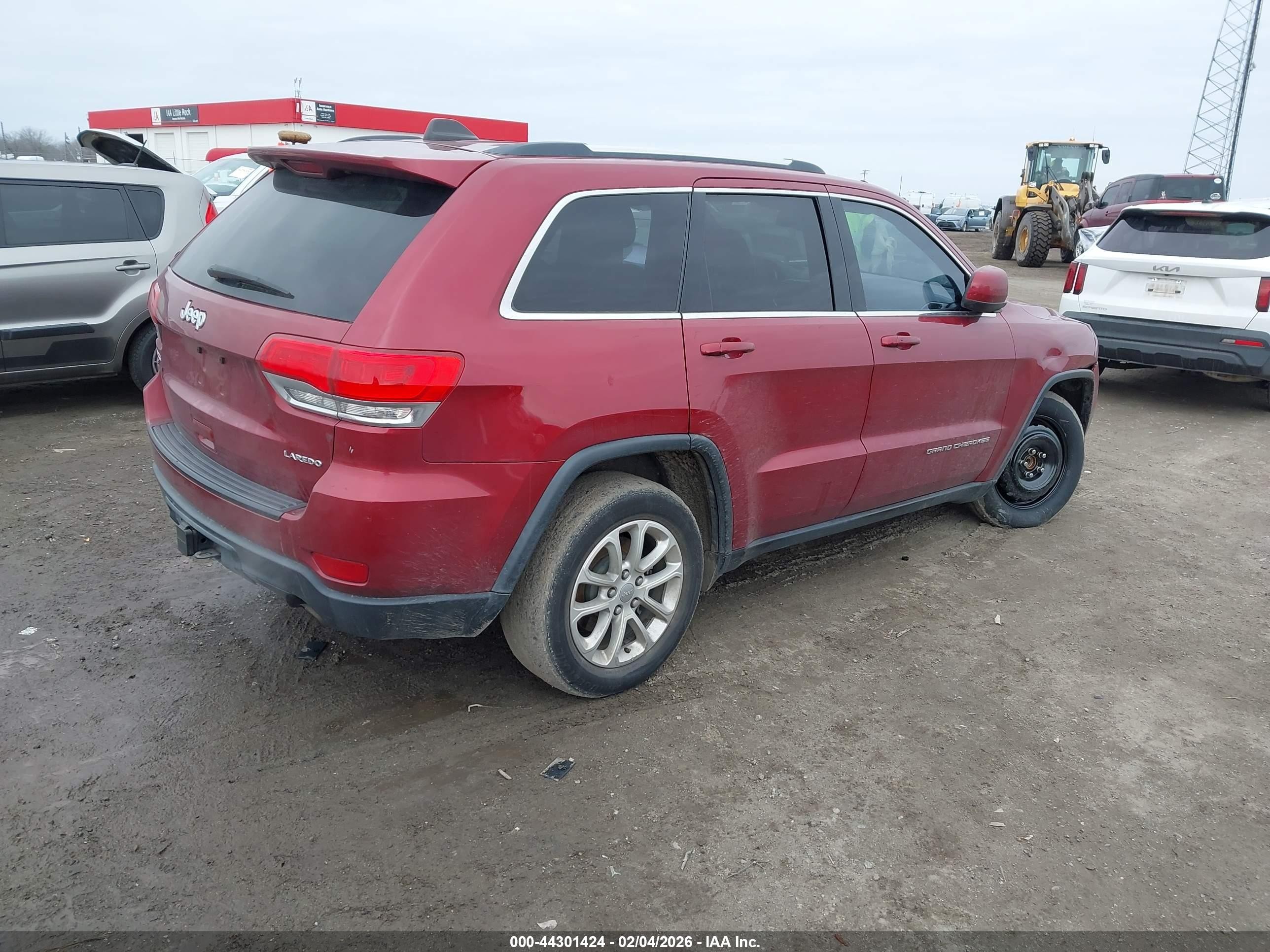 2014 Jeep Grand Cherokee Laredo Burgundy vin: 1C4RJEAG3EC144841