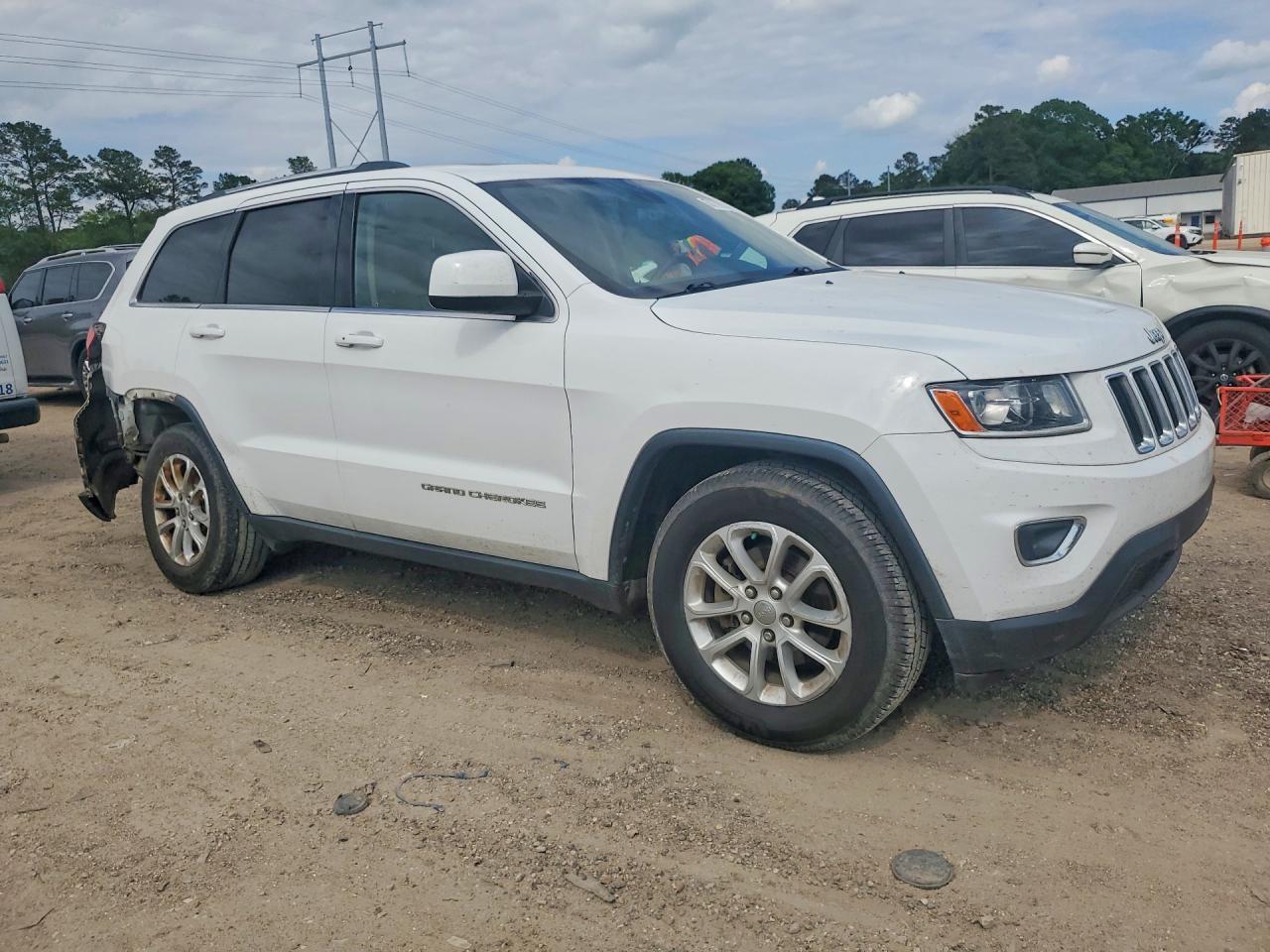2014 Jeep Grand Cherokee Laredo White vin: 1C4RJEAG3EC145424