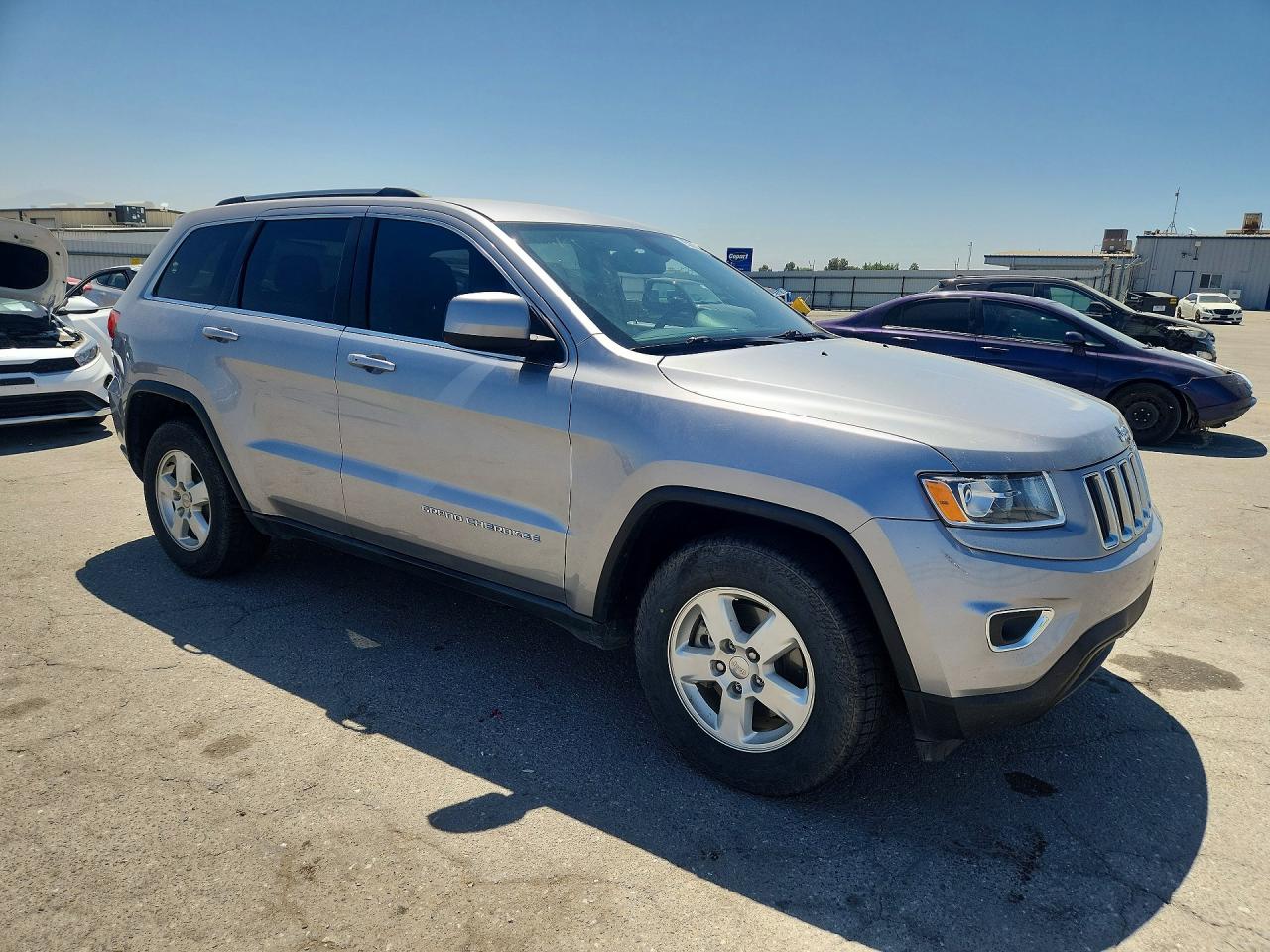 2014 Jeep Grand Cherokee Laredo Silver vin: 1C4RJEAG3EC179444