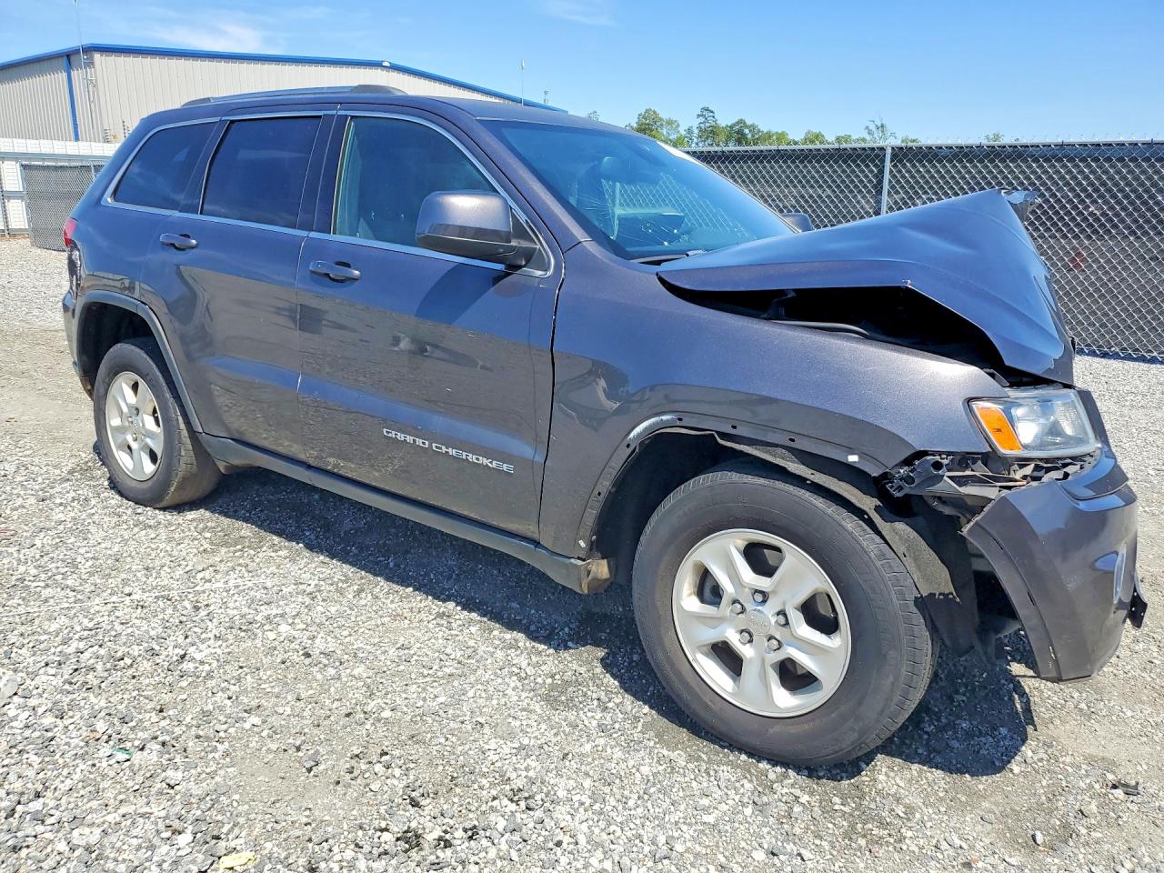 2015 Jeep Grand Cherokee Laredo Gray vin: 1C4RJEAG3FC217059