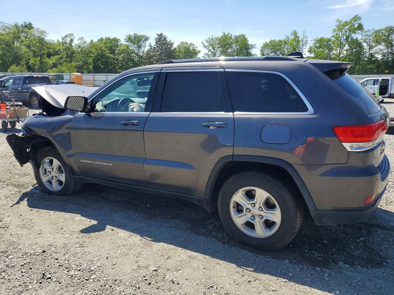 2015 Jeep Grand Cherokee Laredo Gray vin: 1C4RJEAG3FC217059