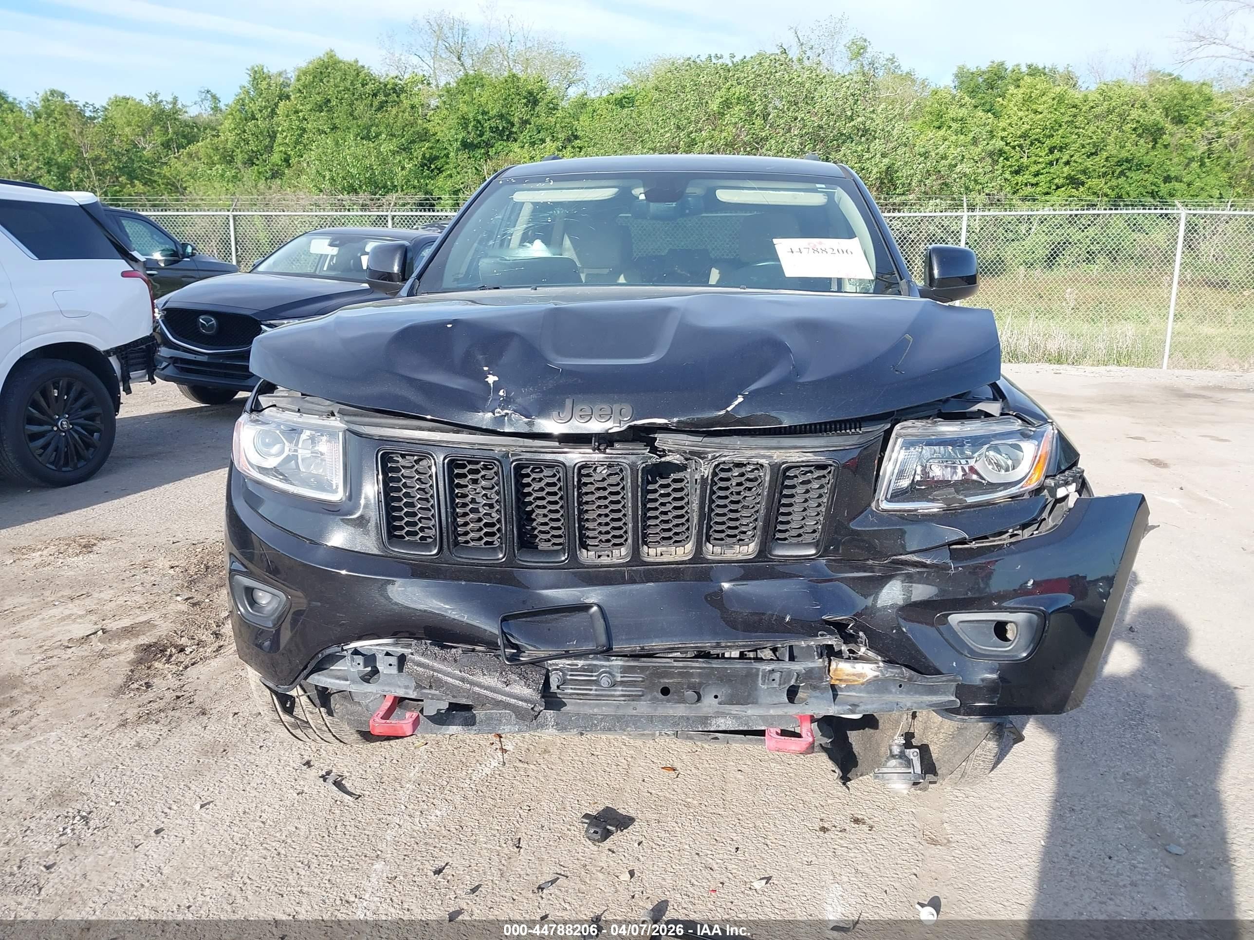 2015 Jeep Grand Cherokee Laredo Черный vin: 1C4RJEAG3FC219359