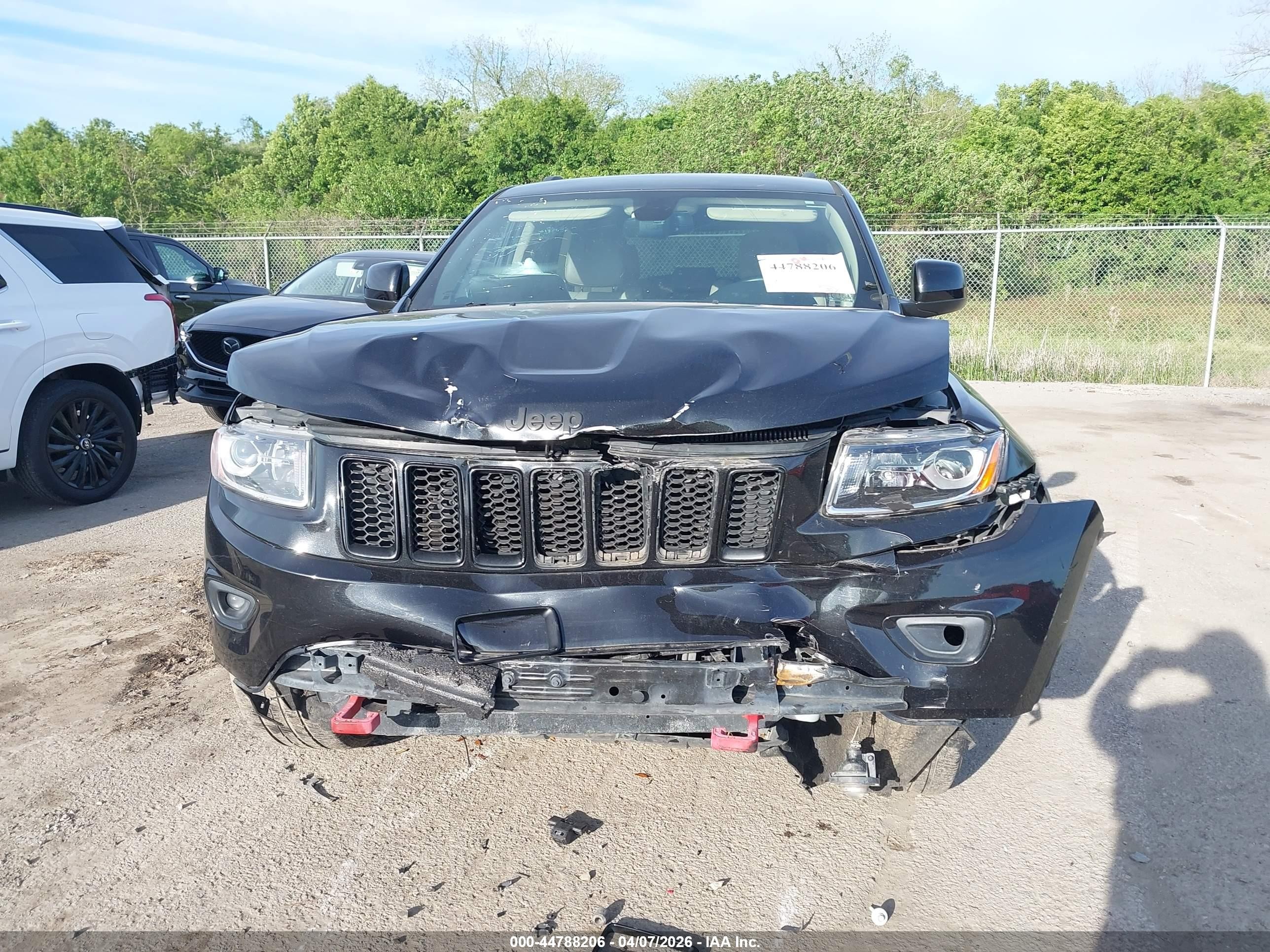 2015 Jeep Grand Cherokee Laredo Черный vin: 1C4RJEAG3FC219359