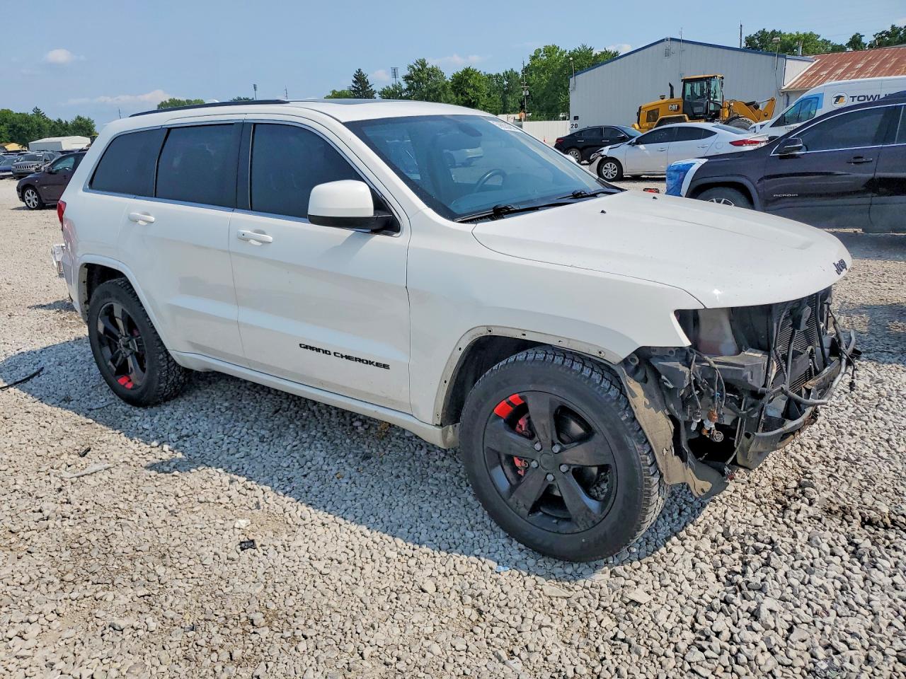 2015 Jeep Grand Cherokee Laredo Белый vin: 1C4RJEAG3FC614173