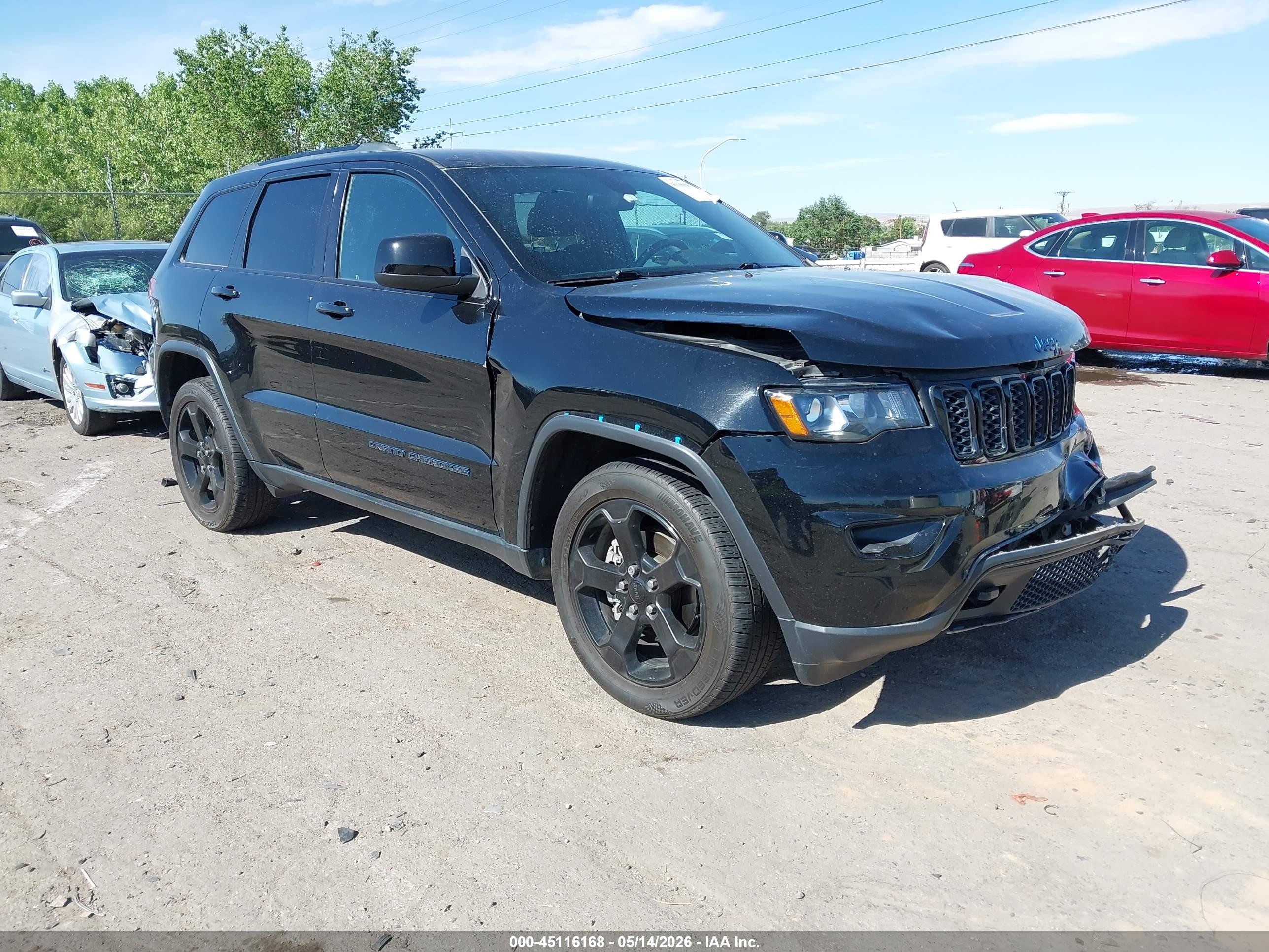2019 Jeep Grand Cherokee Upland 4x2 Black vin: 1C4RJEAG3KC763242