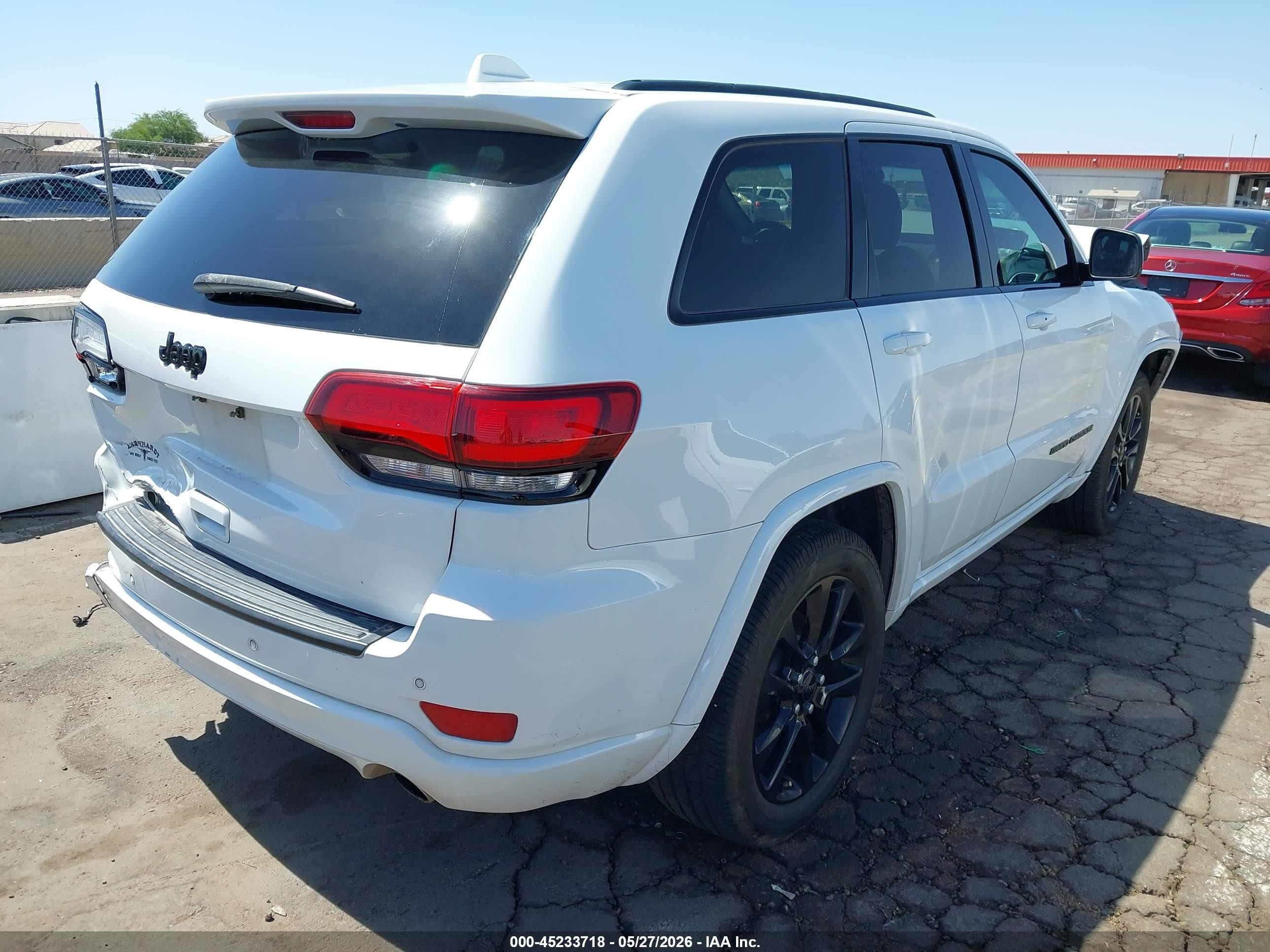 2020 Jeep Grand Cherokee Altitude 4x2 White vin: 1C4RJEAG3LC364638
