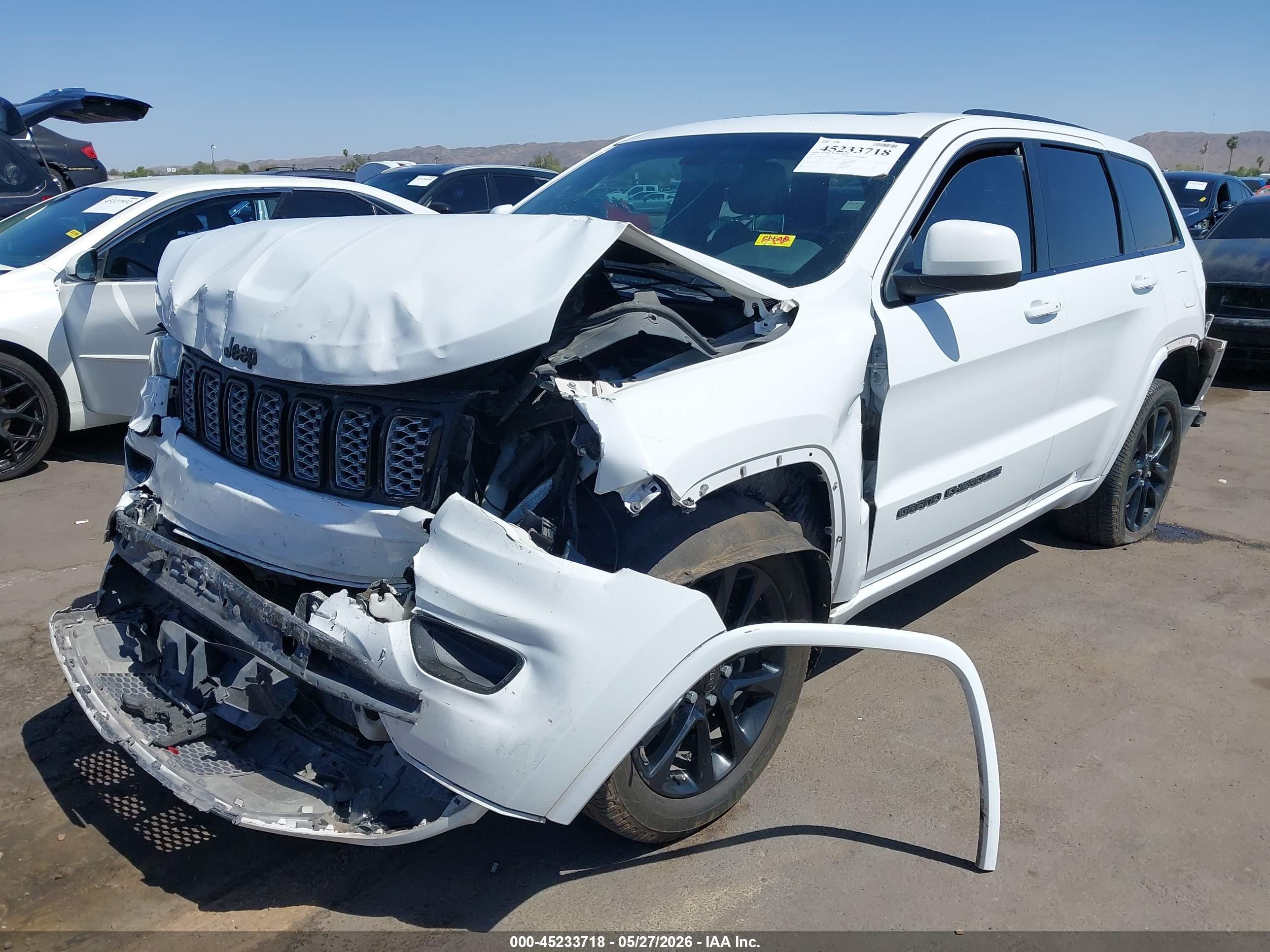 2020 Jeep Grand Cherokee Altitude 4x2 White vin: 1C4RJEAG3LC364638