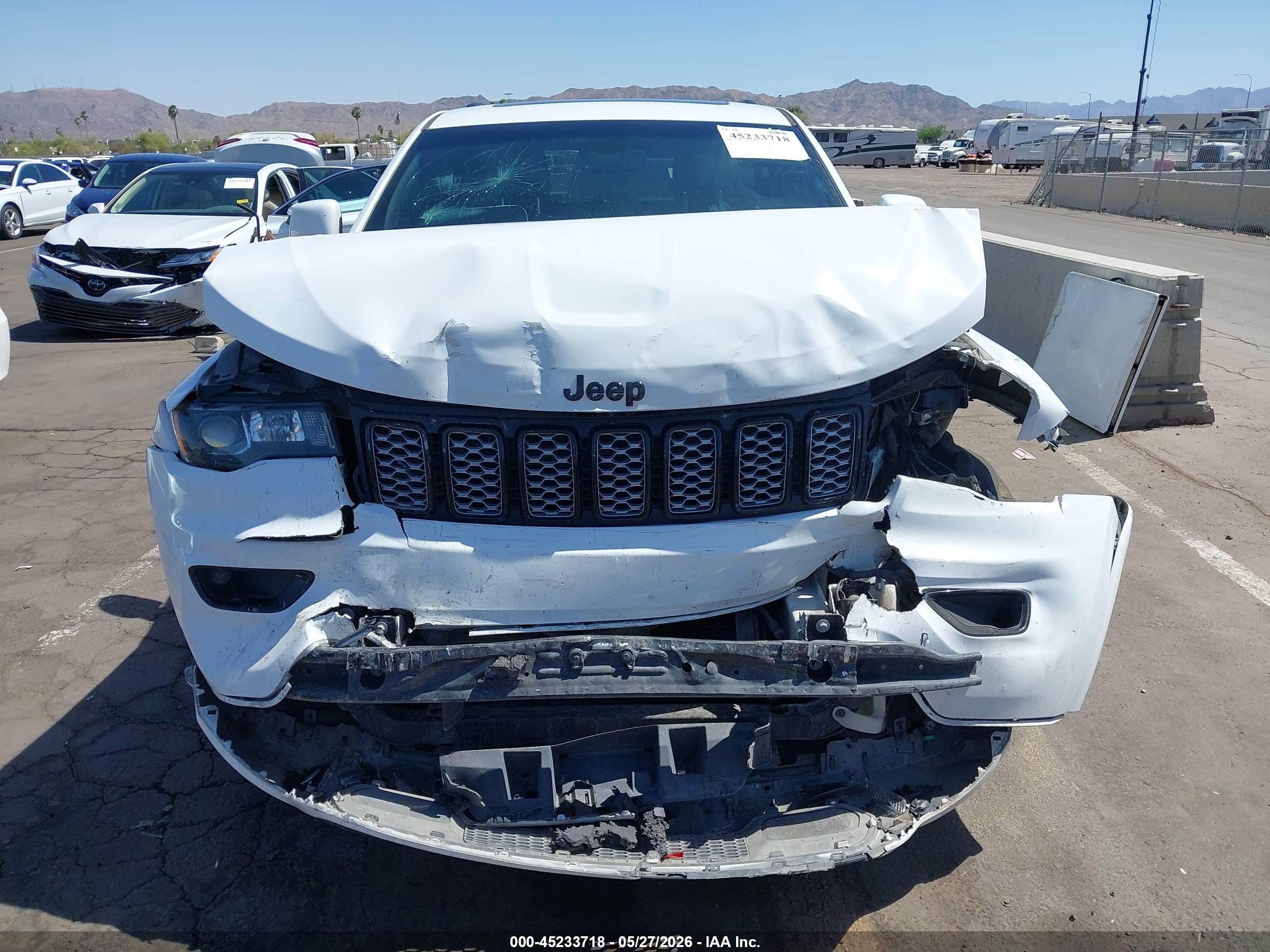 2020 Jeep Grand Cherokee Altitude 4x2 White vin: 1C4RJEAG3LC364638