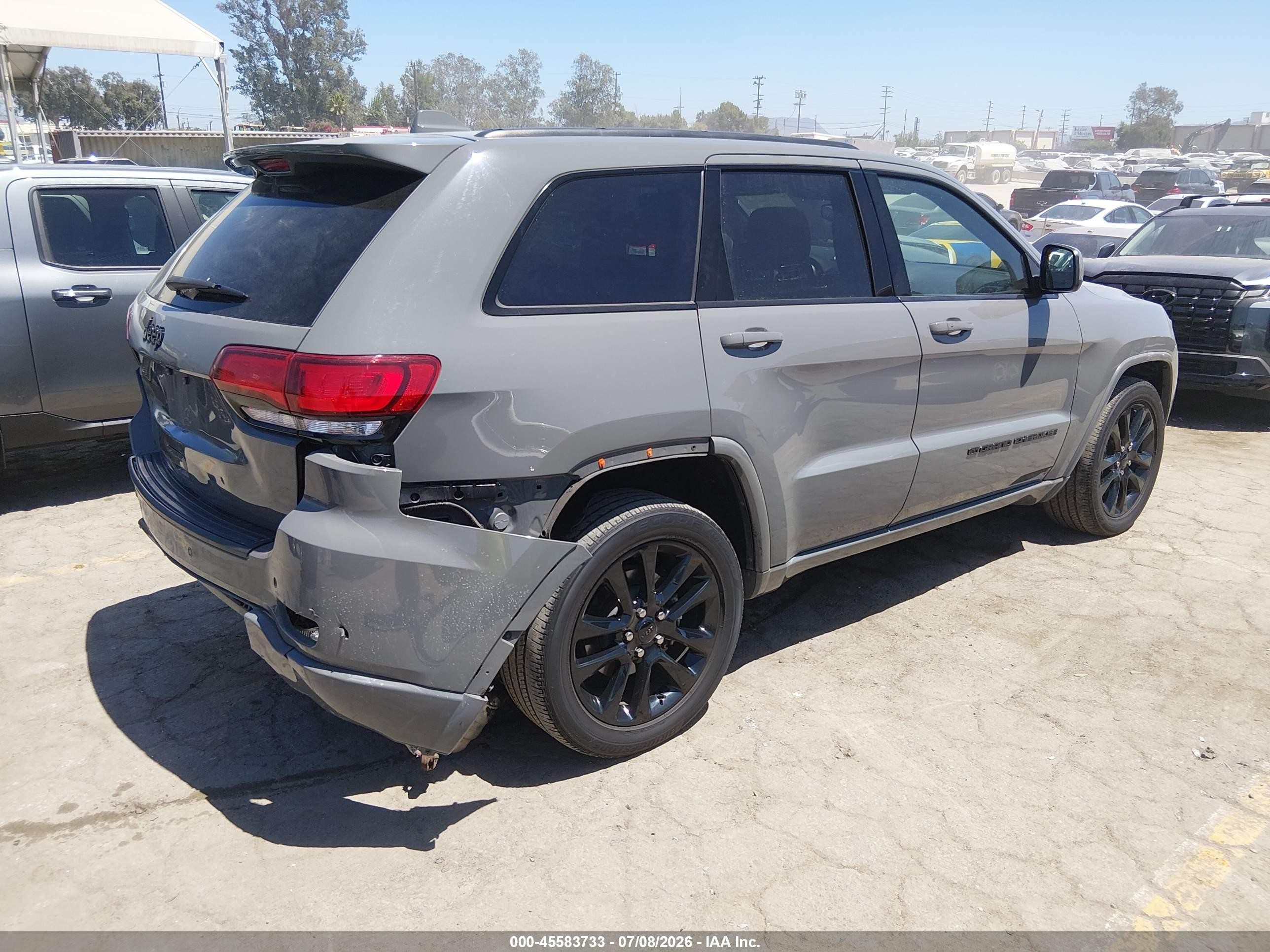 2022 Jeep Grand Cherokee Wk Laredo X 4x2 Gray vin: 1C4RJEAG3NC154513