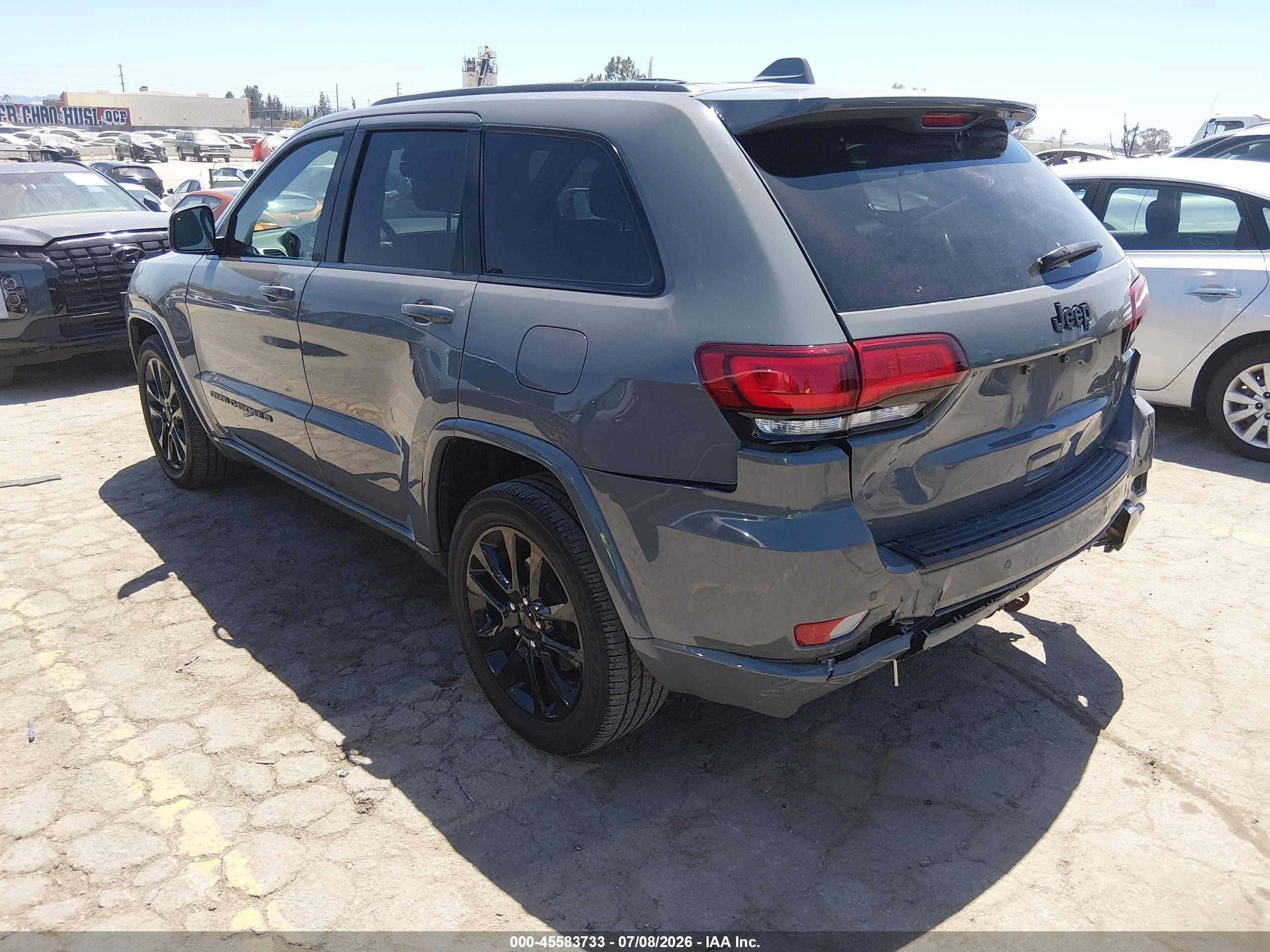 2022 Jeep Grand Cherokee Wk Laredo X 4x2 Gray vin: 1C4RJEAG3NC154513