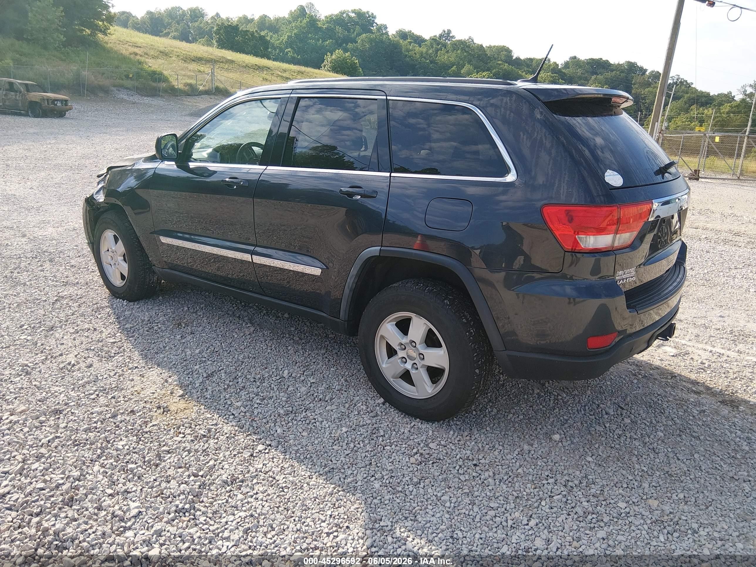 2012 Jeep Grand Cherokee Laredo Green vin: 1C4RJEAG4CC204347