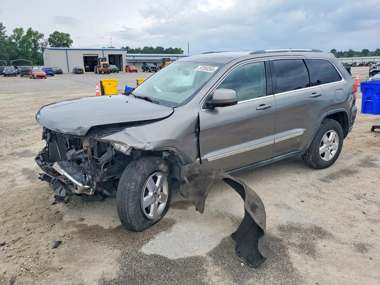 2012 Jeep Grand Cherokee Laredo Серый vin: 1C4RJEAG4CC259011