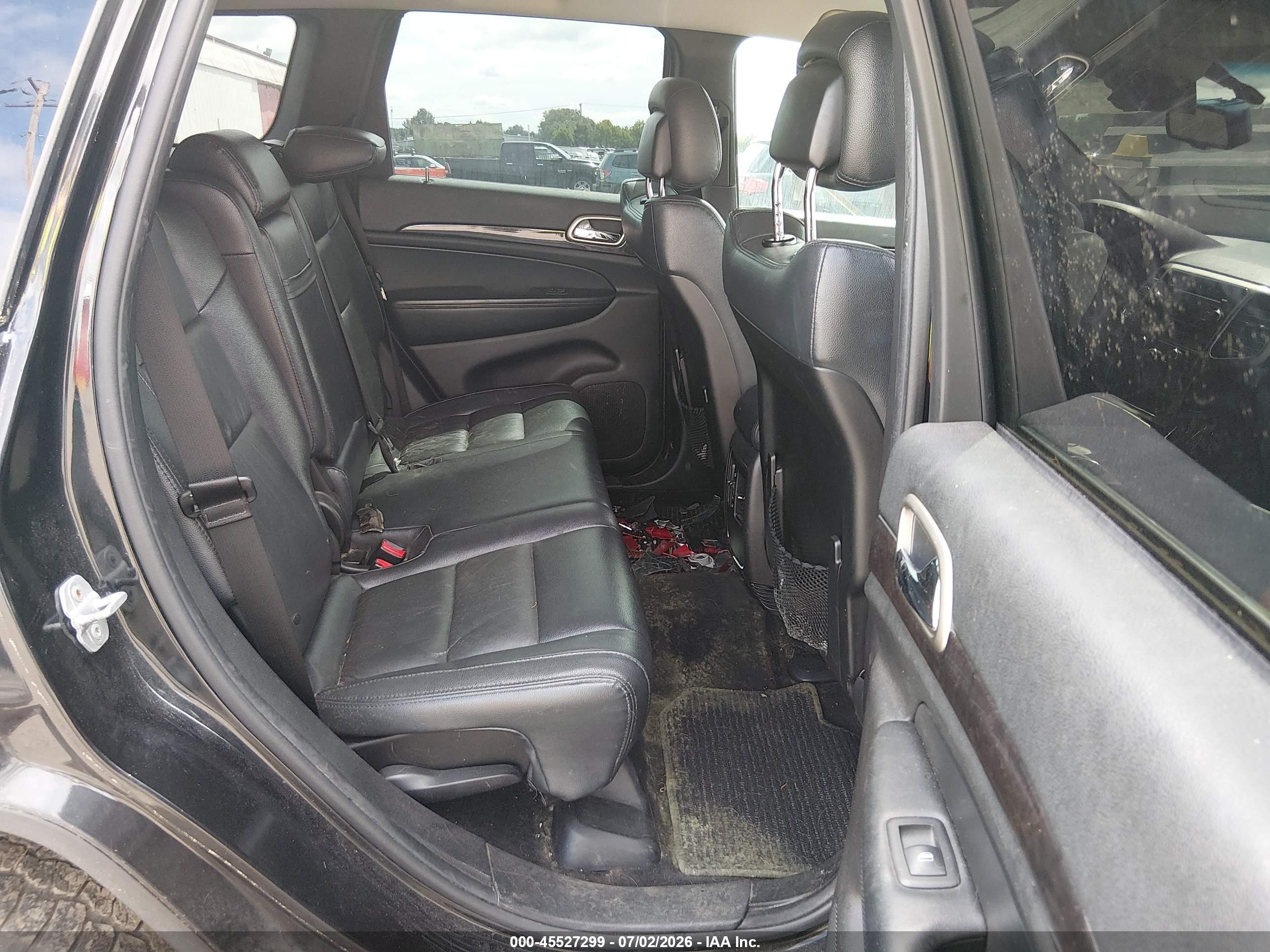 2012 Jeep Grand Cherokee Laredo Black vin: 1C4RJEAG4CC259557