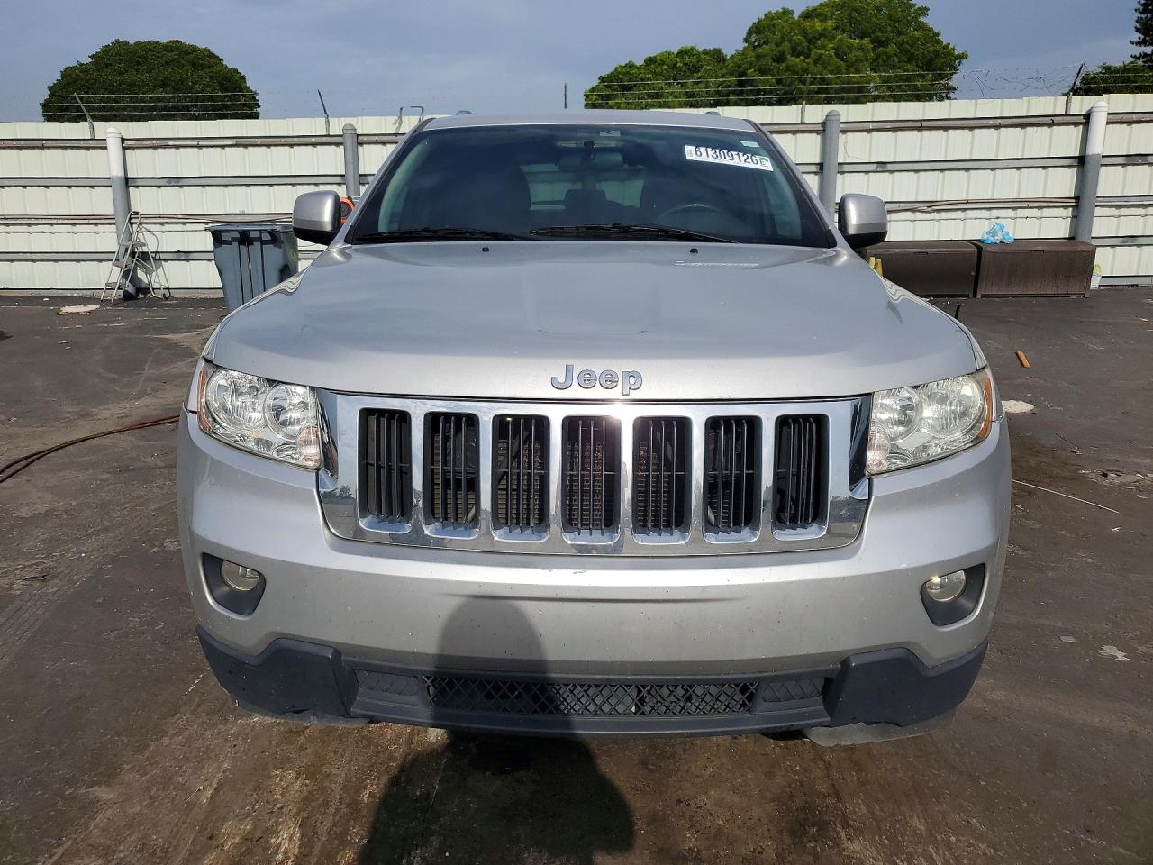2012 Jeep Grand Cherokee Laredo Silver vin: 1C4RJEAG4CC282062