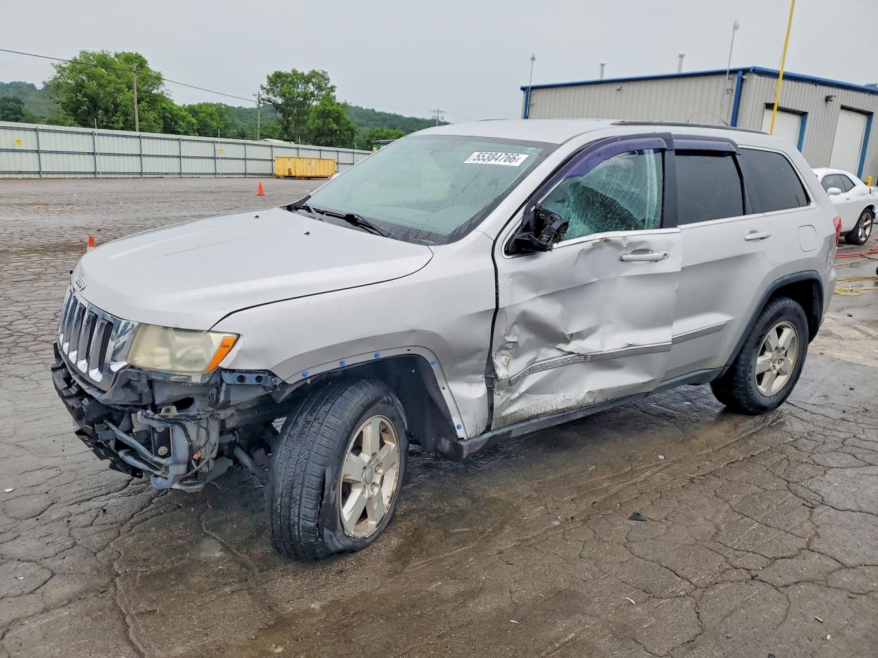 2013 Jeep Grand Cherokee Laredo Silver vin: 1C4RJEAG4DC507887