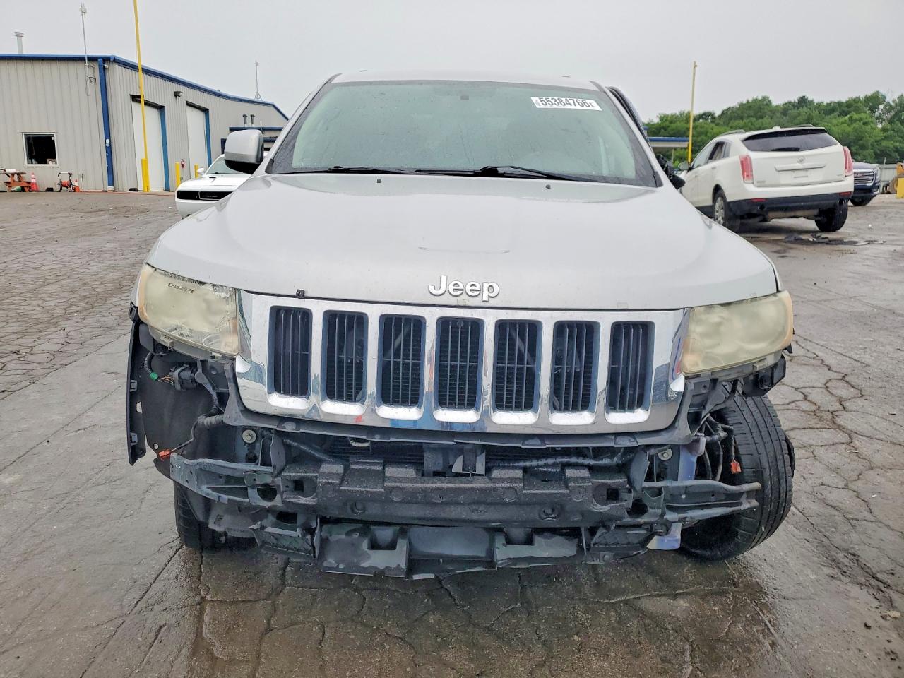 2013 Jeep Grand Cherokee Laredo Silver vin: 1C4RJEAG4DC507887