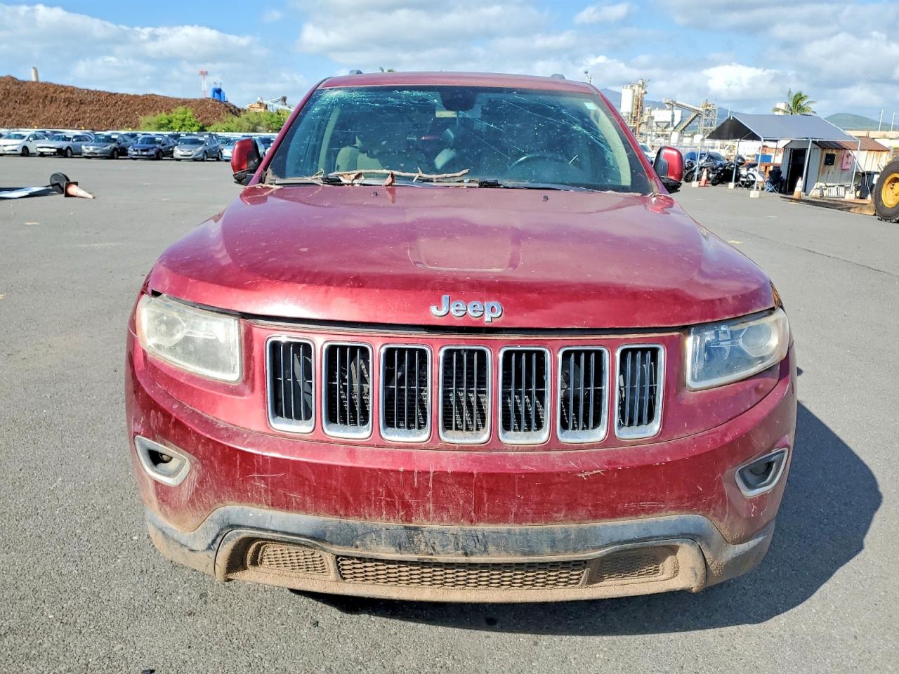 2015 Jeep Grand Cherokee Laredo Maroon vin: 1C4RJEAG4FC678044