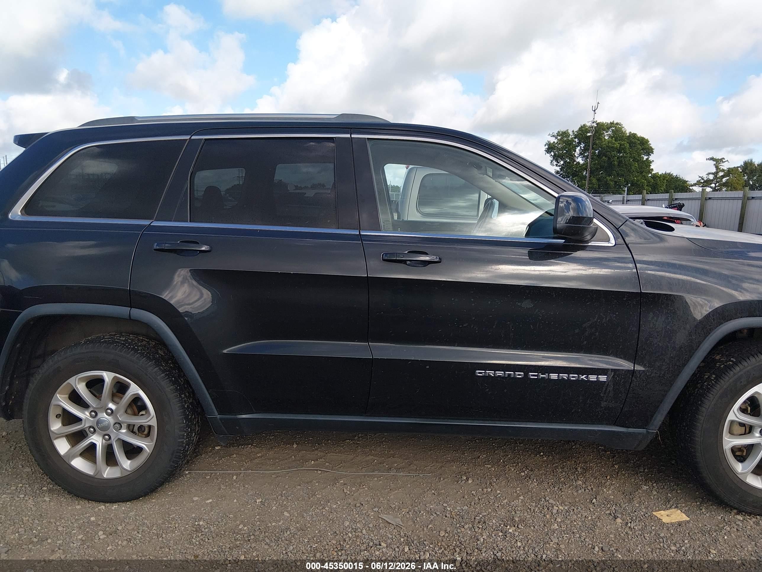 2015 Jeep Grand Cherokee Laredo Black vin: 1C4RJEAG4FC727811