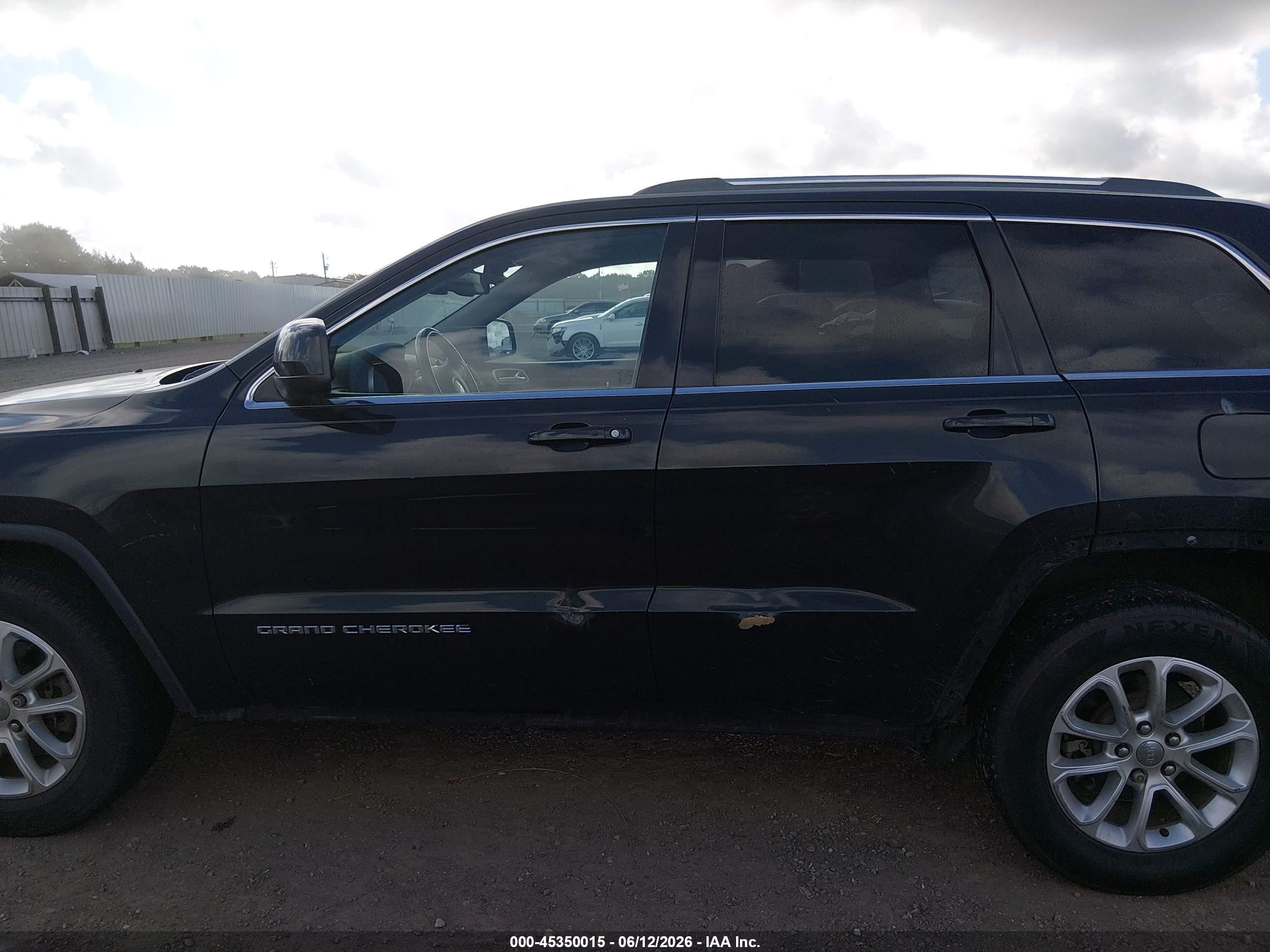 2015 Jeep Grand Cherokee Laredo Black vin: 1C4RJEAG4FC727811