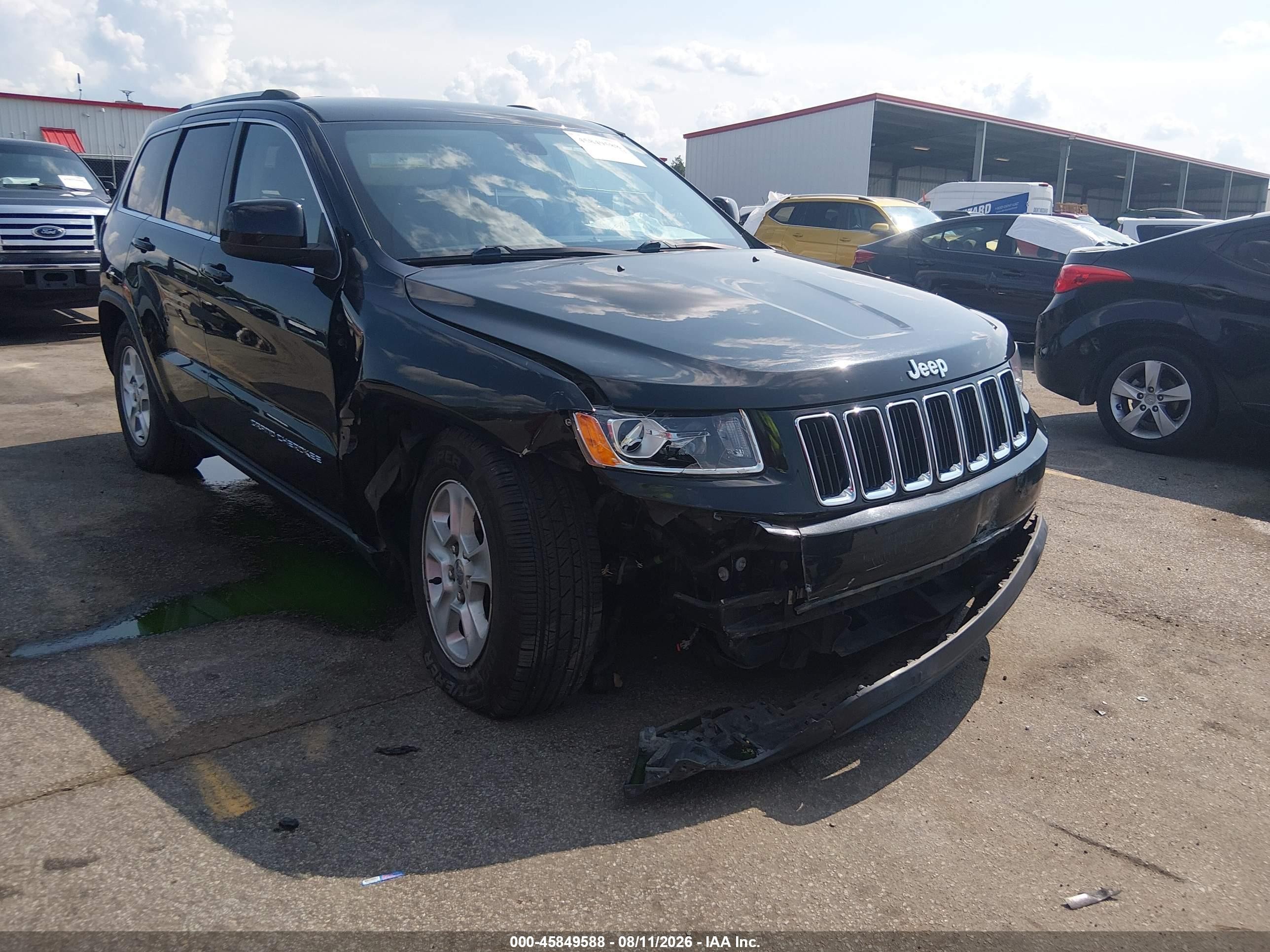 2015 Jeep Grand Cherokee Laredo Черный vin: 1C4RJEAG4FC857071