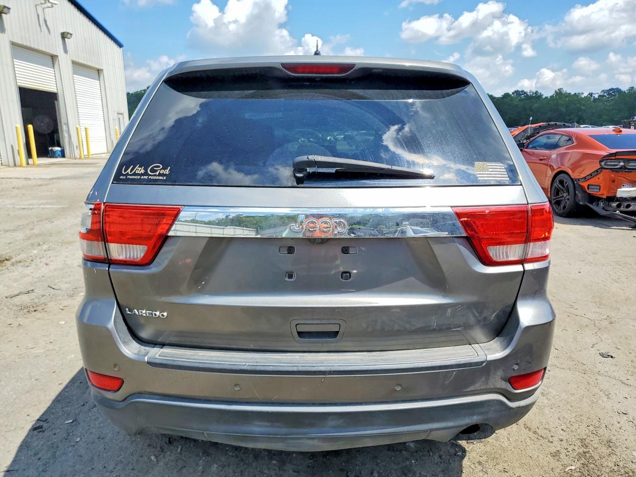 2012 Jeep Grand Cherokee Laredo Gray vin: 1C4RJEAG5CC209668