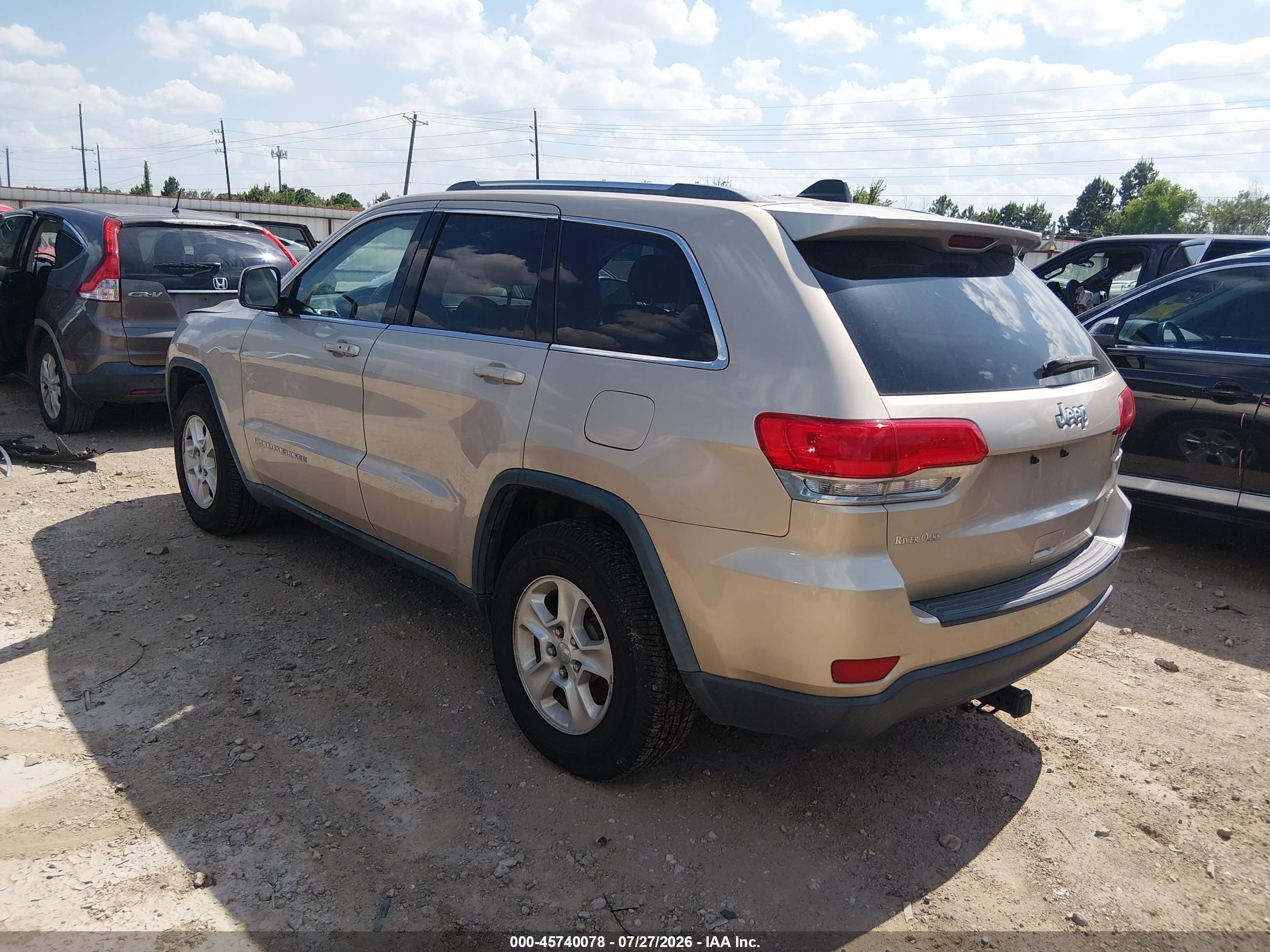 2014 Jeep Grand Cherokee Laredo Tan vin: 1C4RJEAG5EC160183
