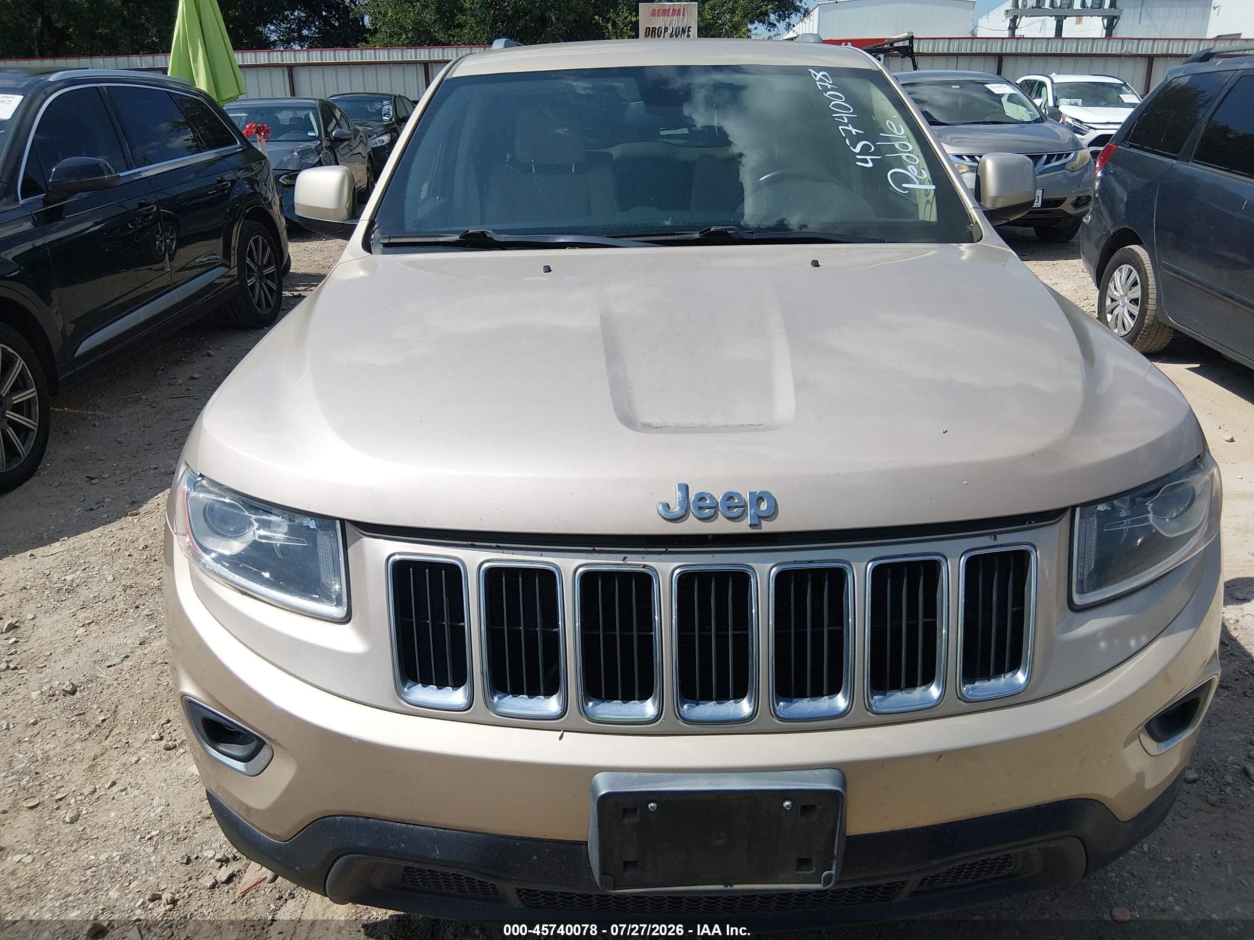 2014 Jeep Grand Cherokee Laredo Tan vin: 1C4RJEAG5EC160183