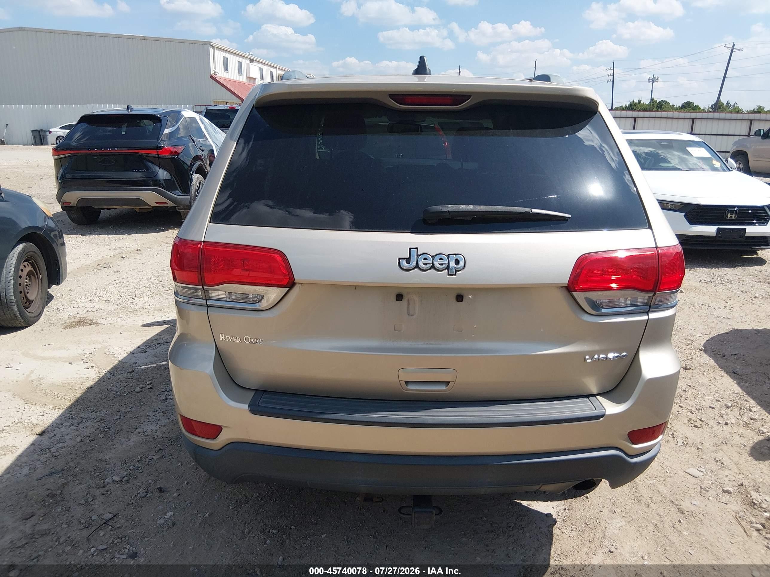 2014 Jeep Grand Cherokee Laredo Tan vin: 1C4RJEAG5EC160183