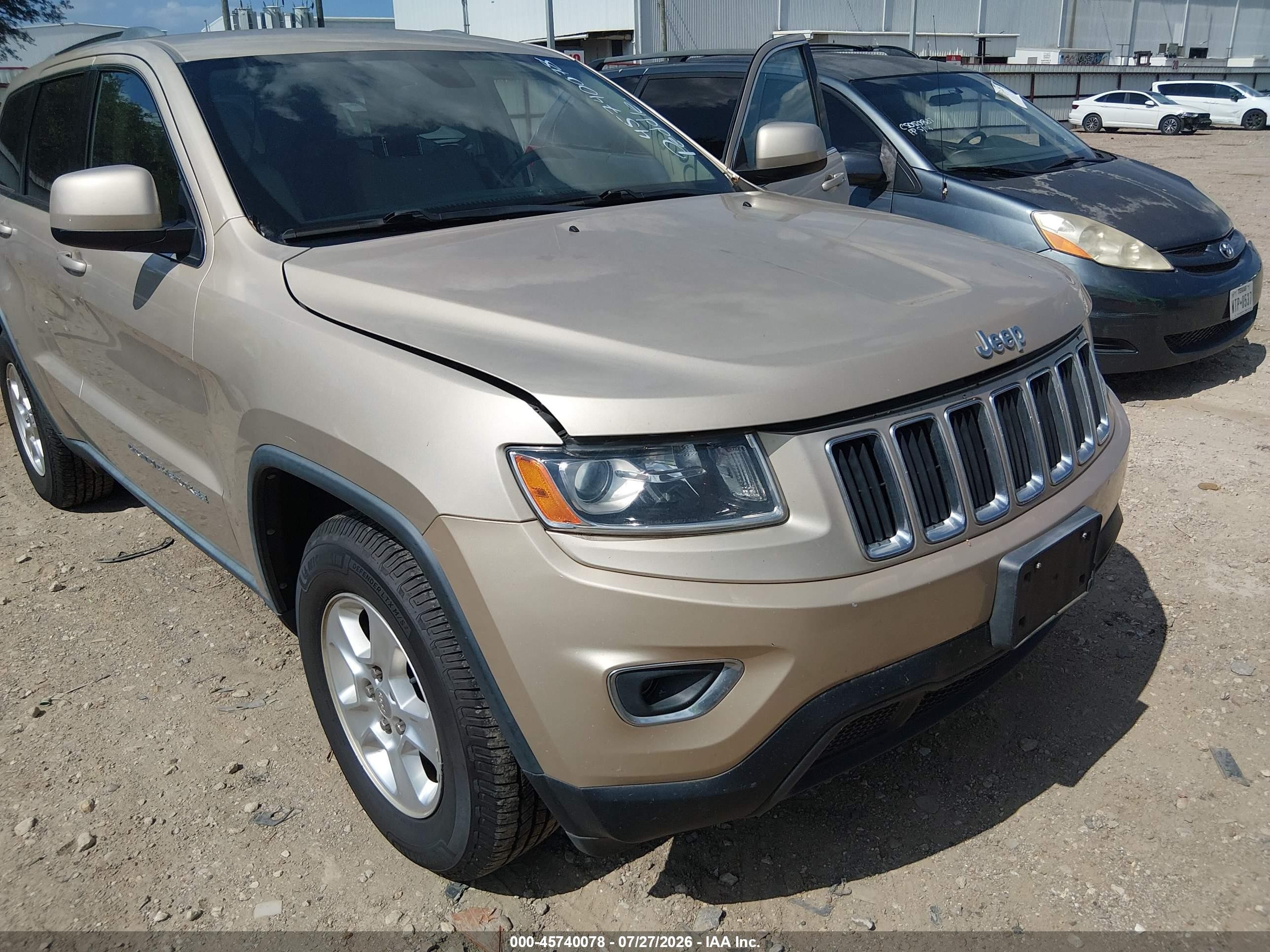 2014 Jeep Grand Cherokee Laredo Tan vin: 1C4RJEAG5EC160183