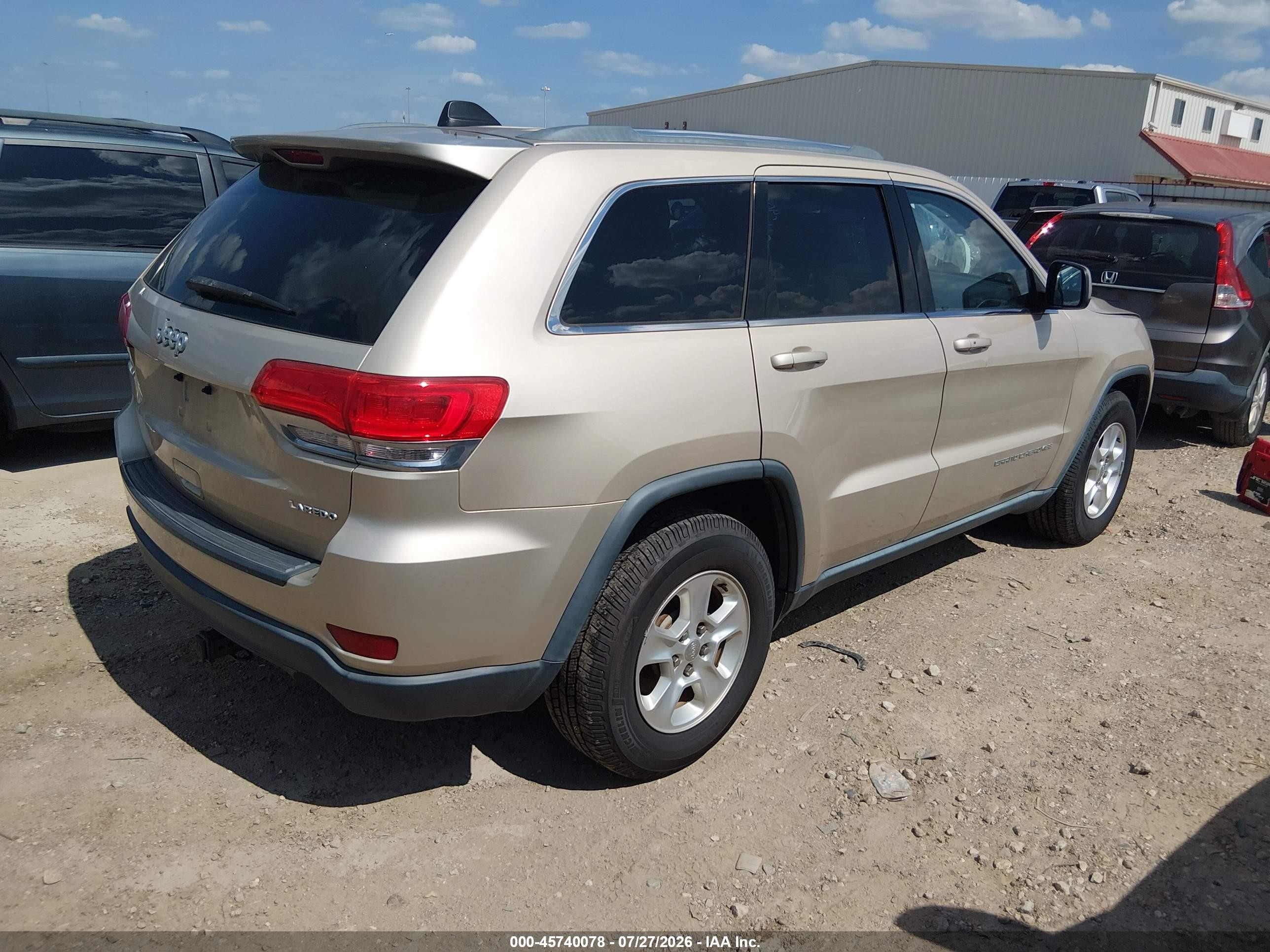 2014 Jeep Grand Cherokee Laredo Tan vin: 1C4RJEAG5EC160183