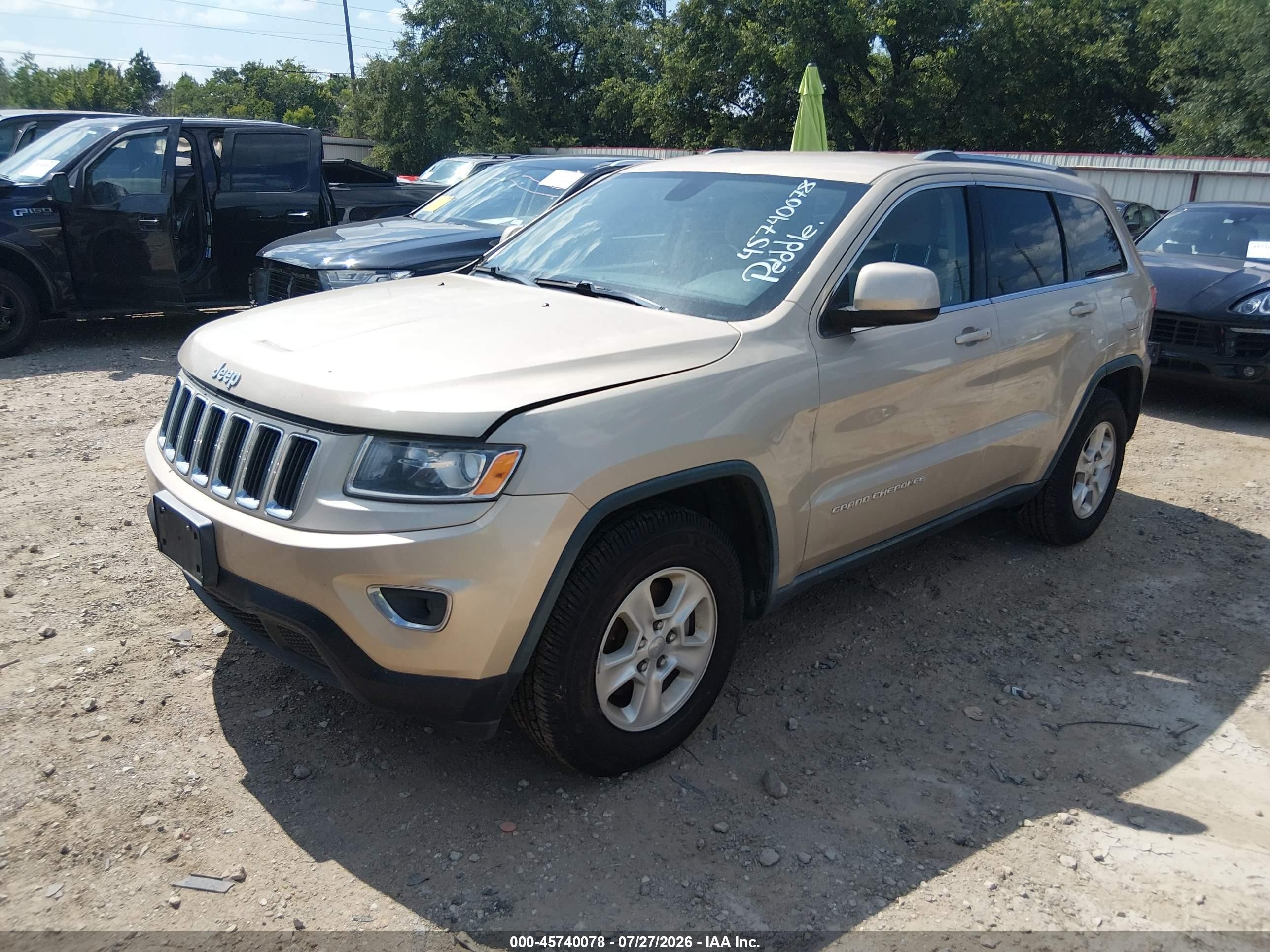 2014 Jeep Grand Cherokee Laredo Tan vin: 1C4RJEAG5EC160183
