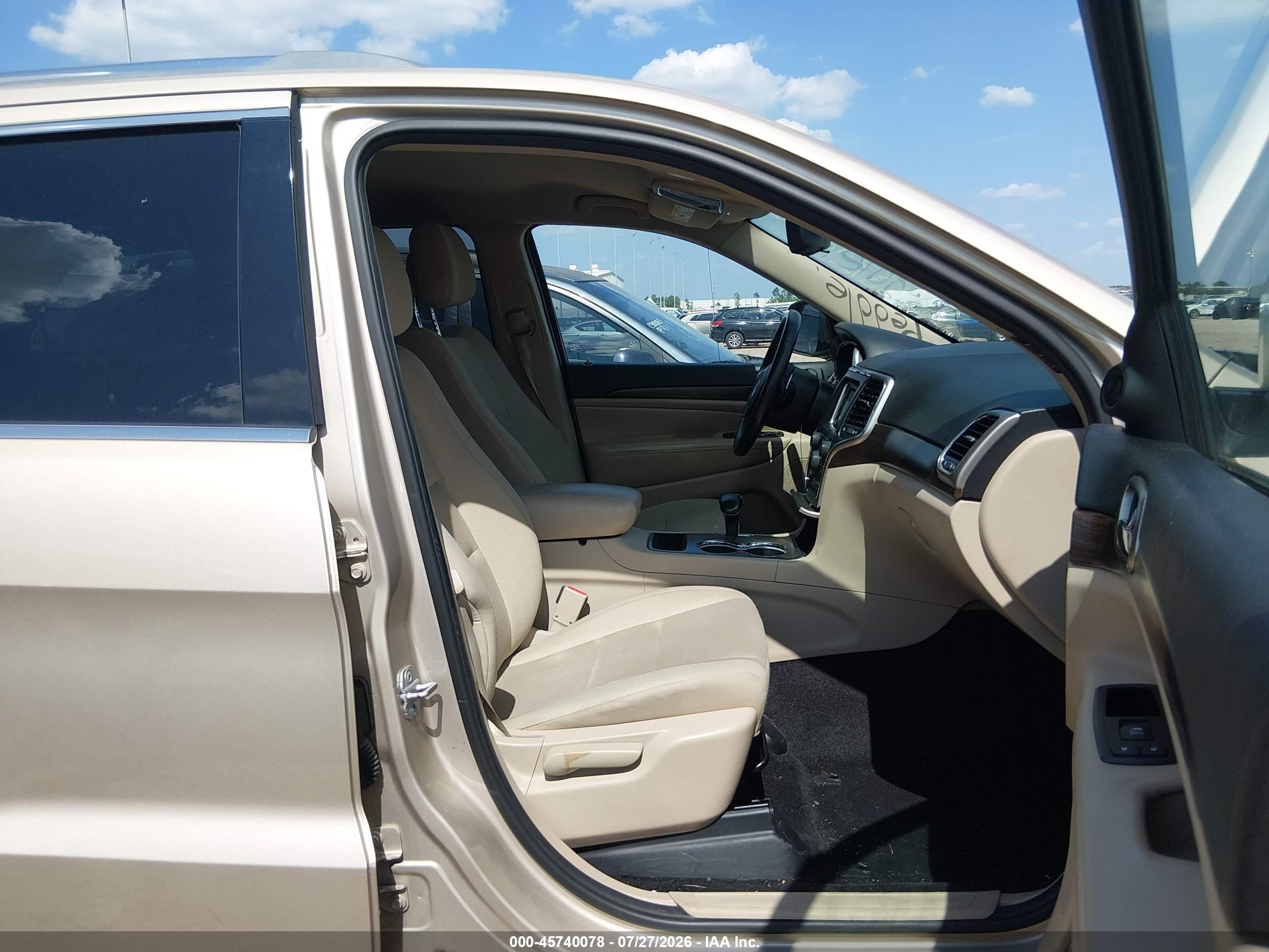2014 Jeep Grand Cherokee Laredo Tan vin: 1C4RJEAG5EC160183