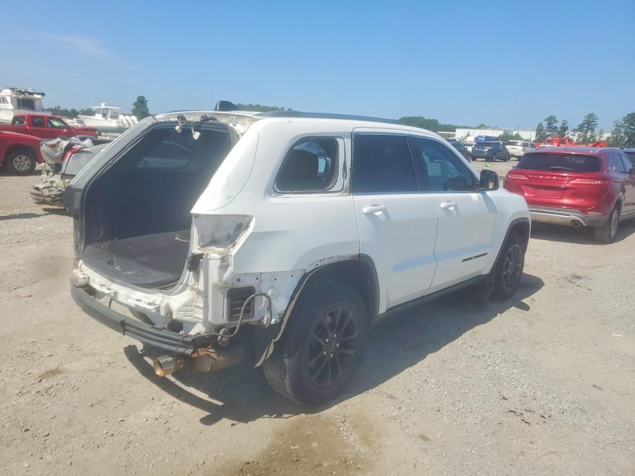 2014 Jeep Grand Cherokee Laredo White vin: 1C4RJEAG5EC424308