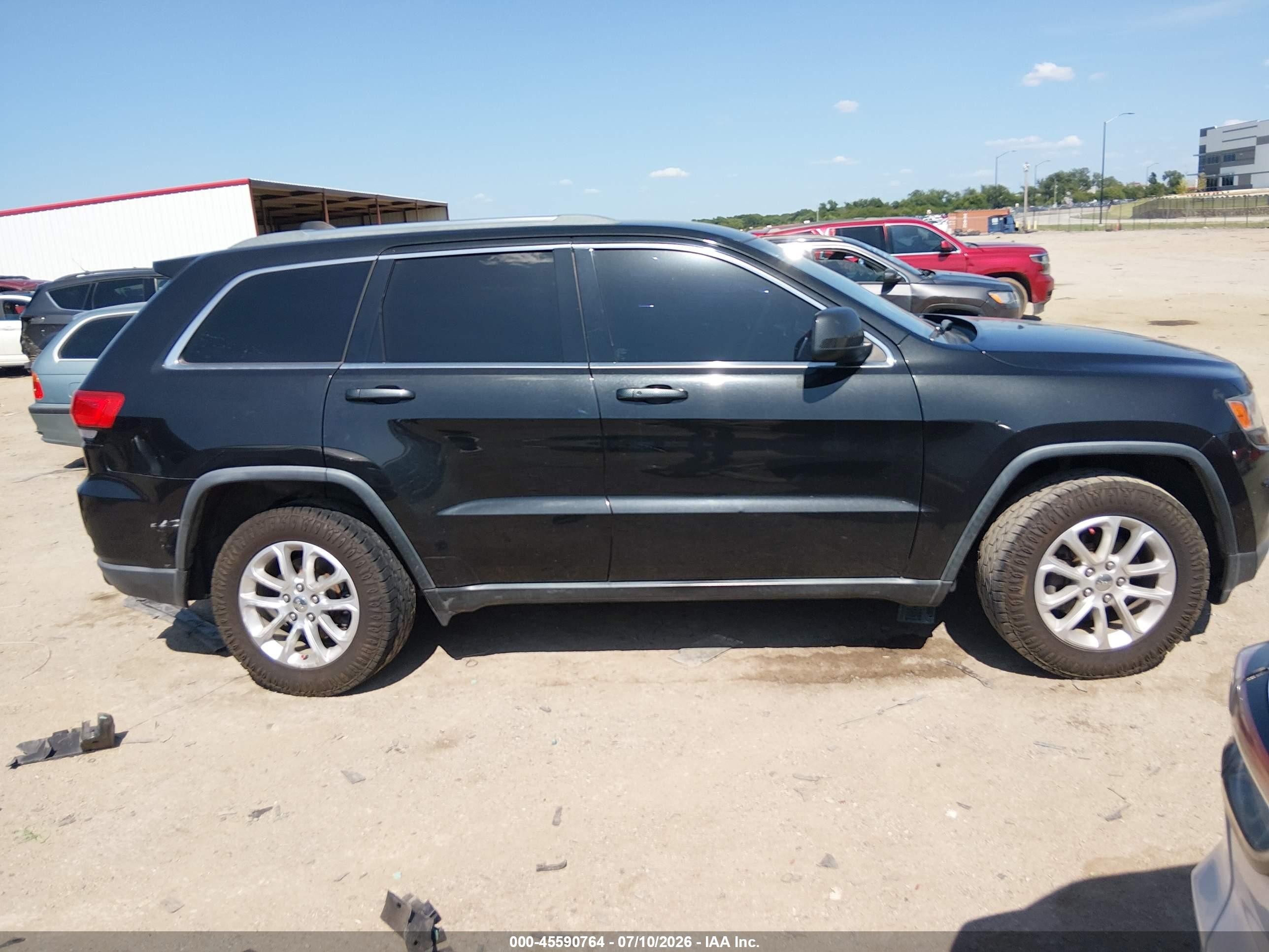 2014 Jeep Grand Cherokee Laredo Black vin: 1C4RJEAG5EC433218