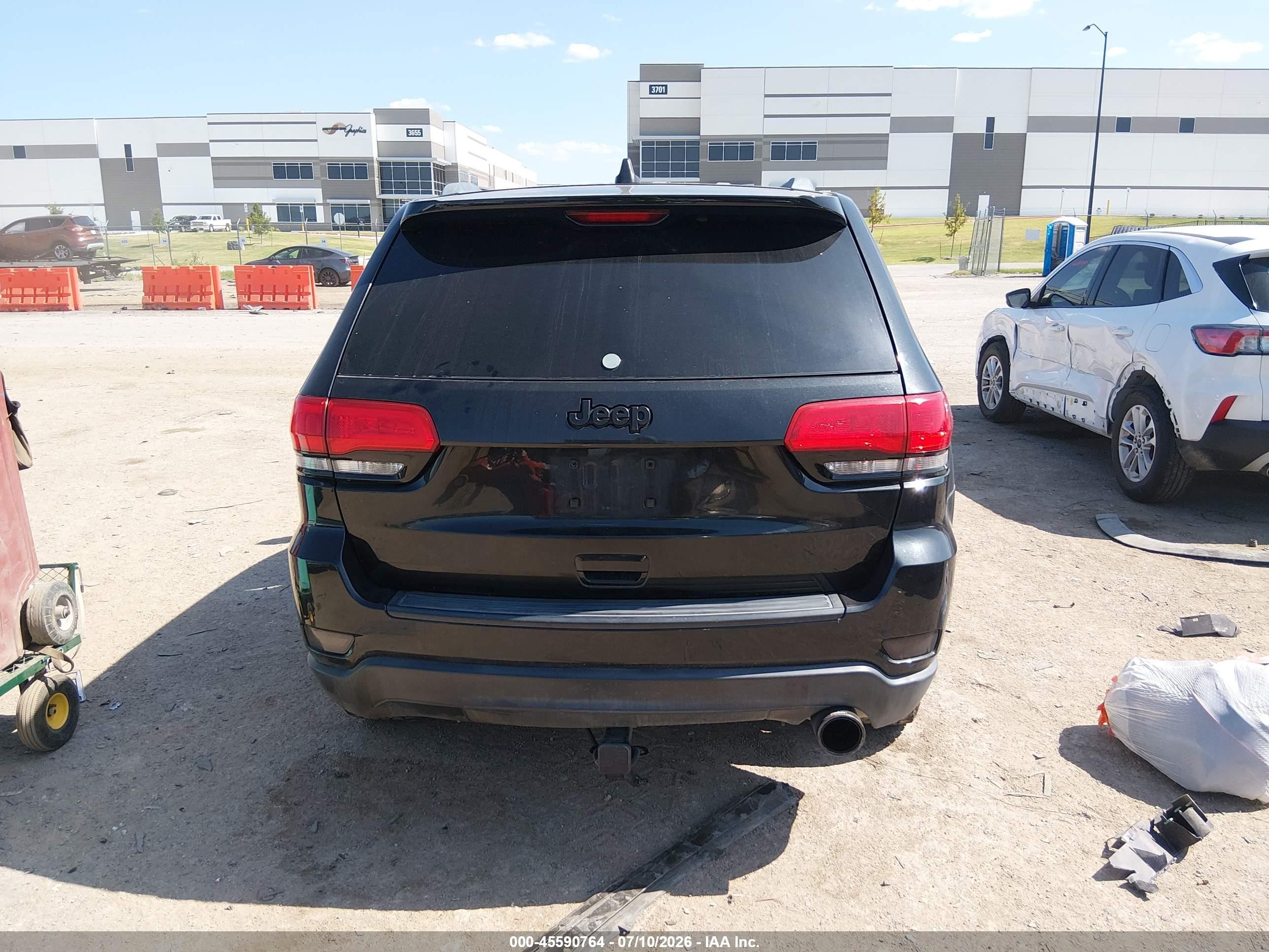 2014 Jeep Grand Cherokee Laredo Black vin: 1C4RJEAG5EC433218