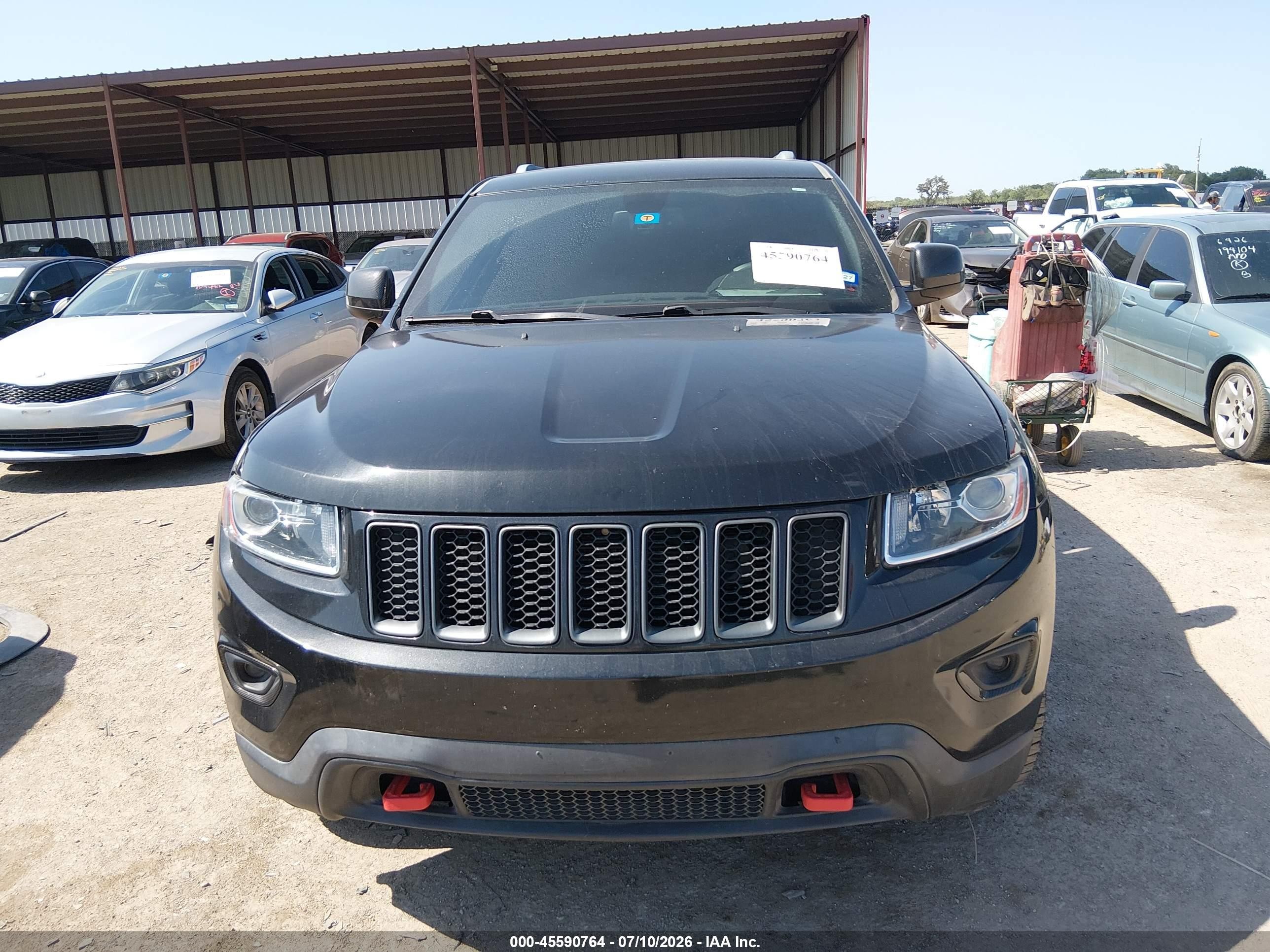 2014 Jeep Grand Cherokee Laredo Black vin: 1C4RJEAG5EC433218