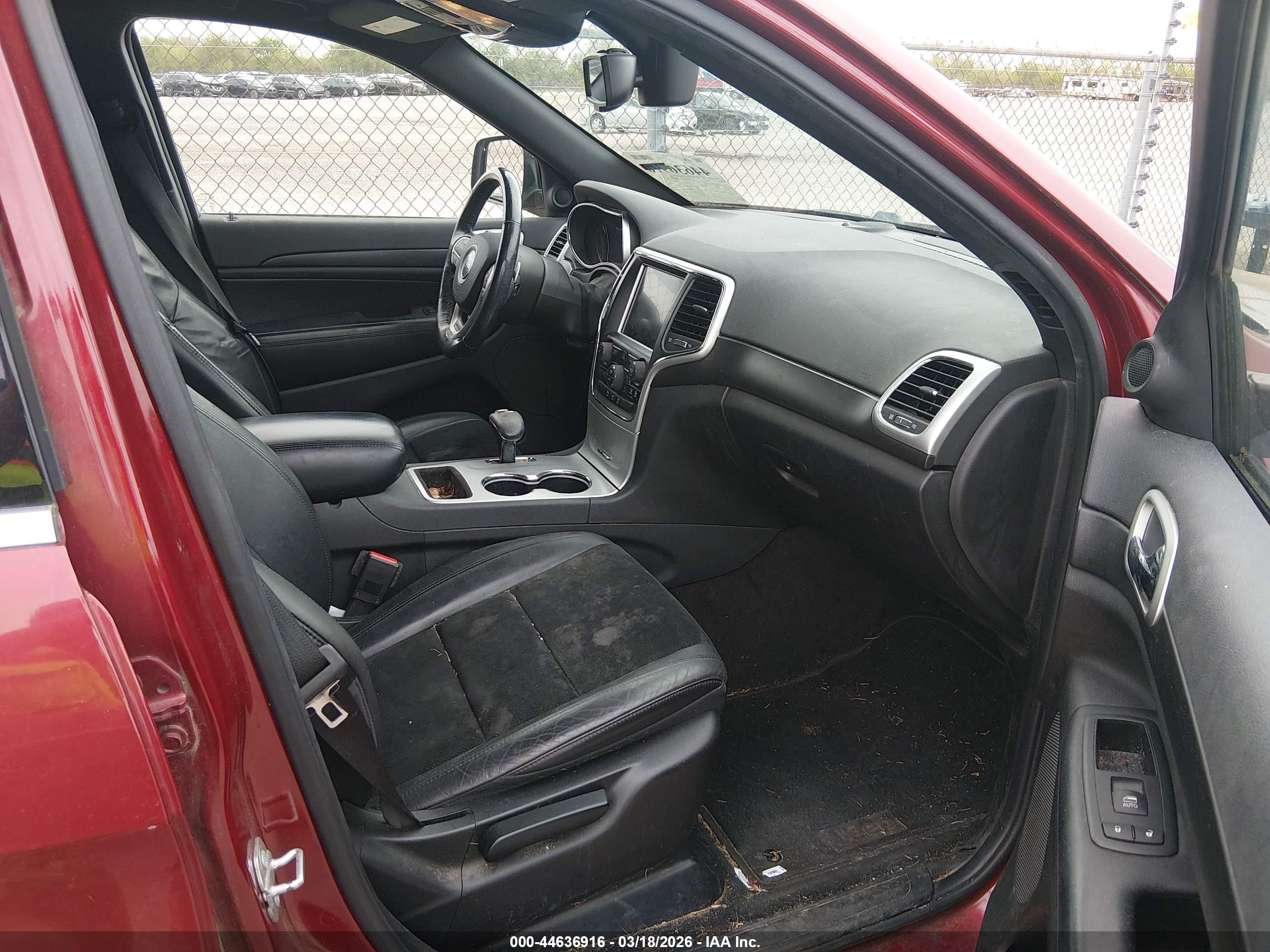 2015 Jeep Grand Cherokee Altitude Red vin: 1C4RJEAG5FC137052