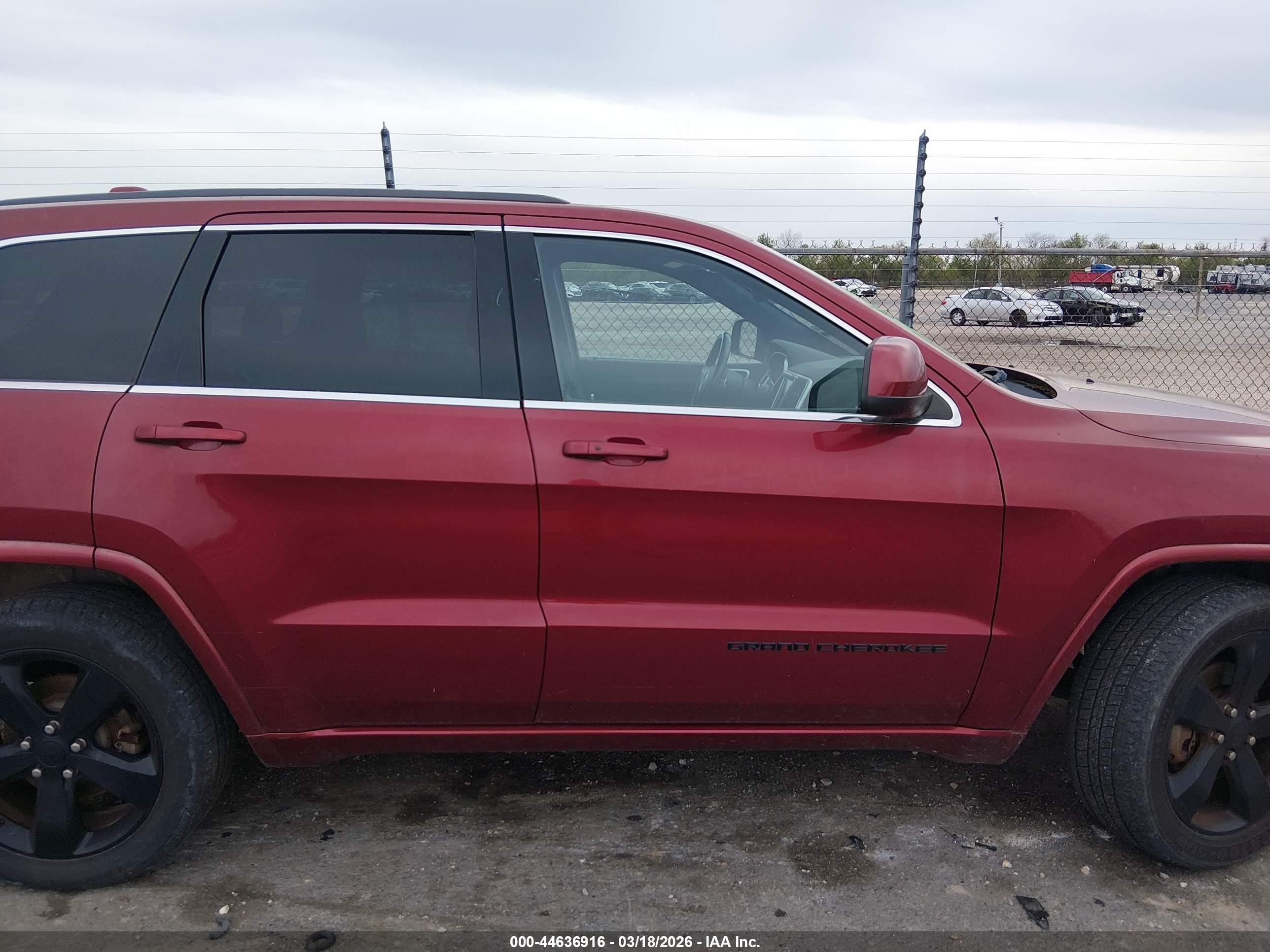 2015 Jeep Grand Cherokee Altitude Red vin: 1C4RJEAG5FC137052