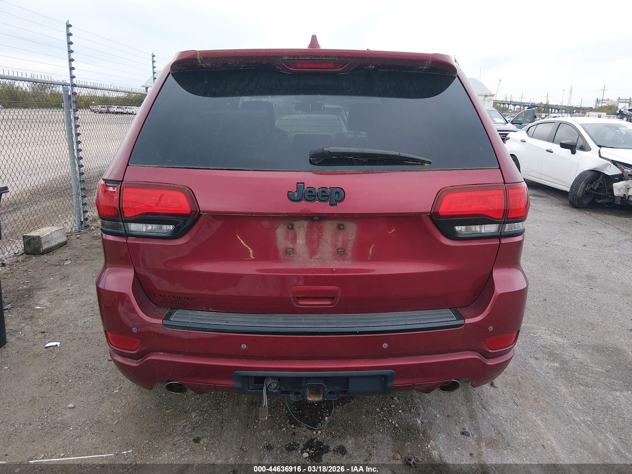 2015 Jeep Grand Cherokee Altitude Red vin: 1C4RJEAG5FC137052