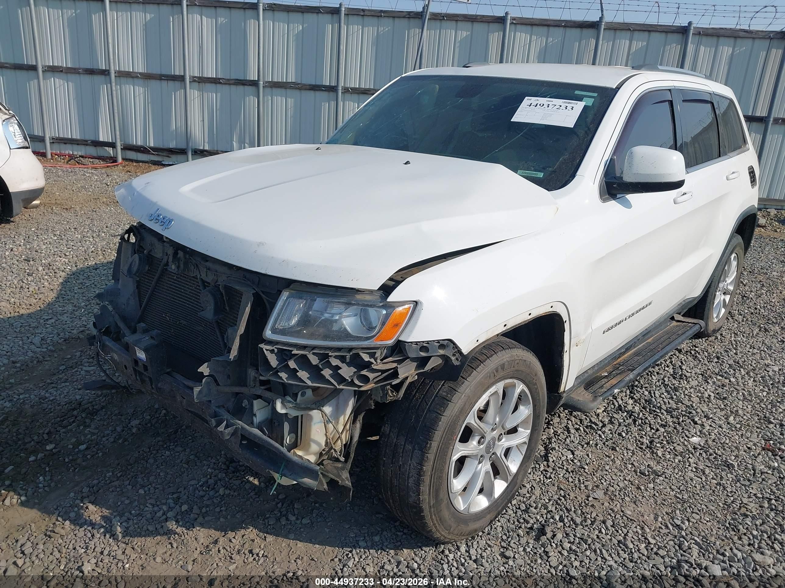 2015 Jeep Grand Cherokee Laredo White vin: 1C4RJEAG5FC219153